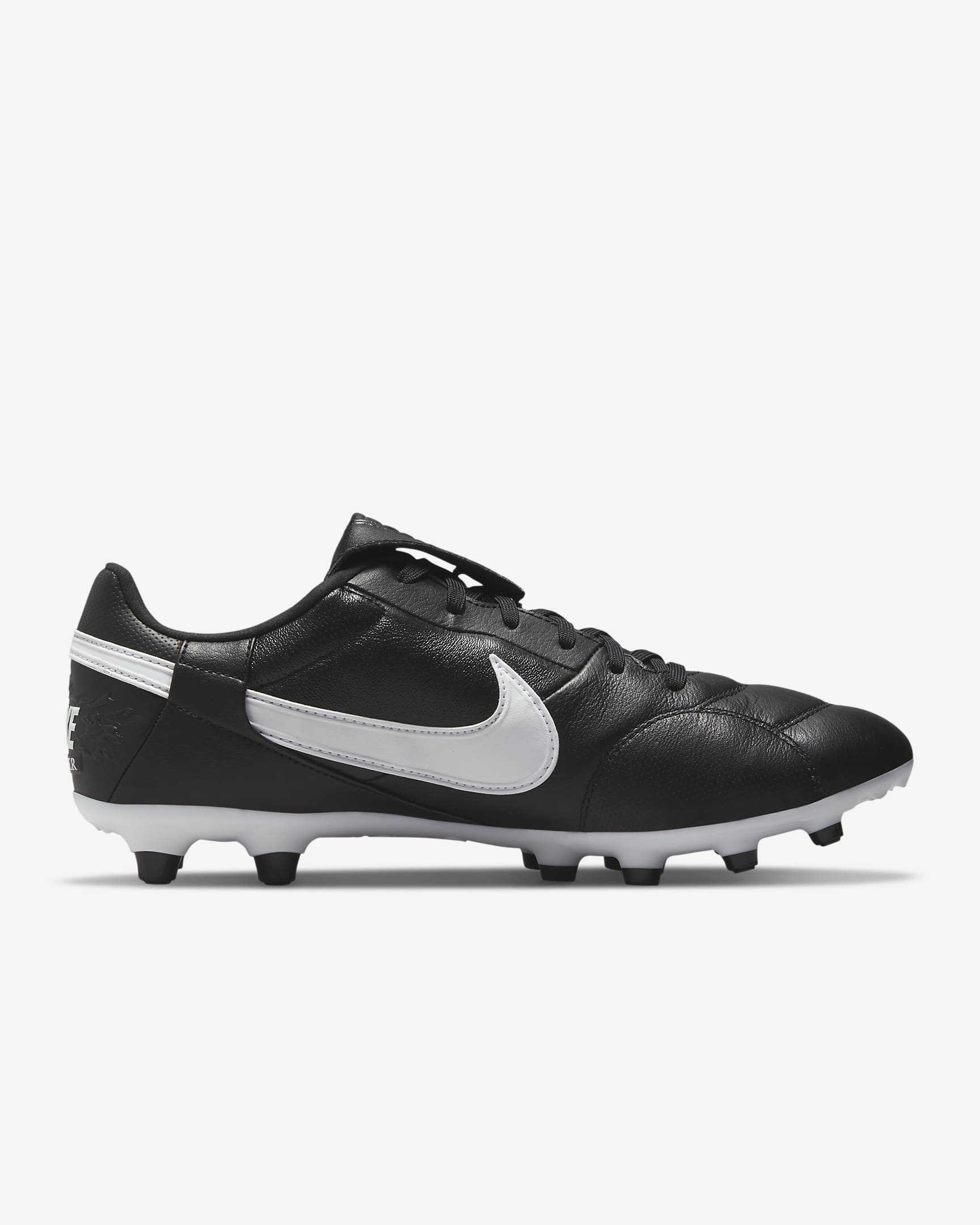 NikePremier 3 Firm-Ground Low-Top Football Boot - Black/White