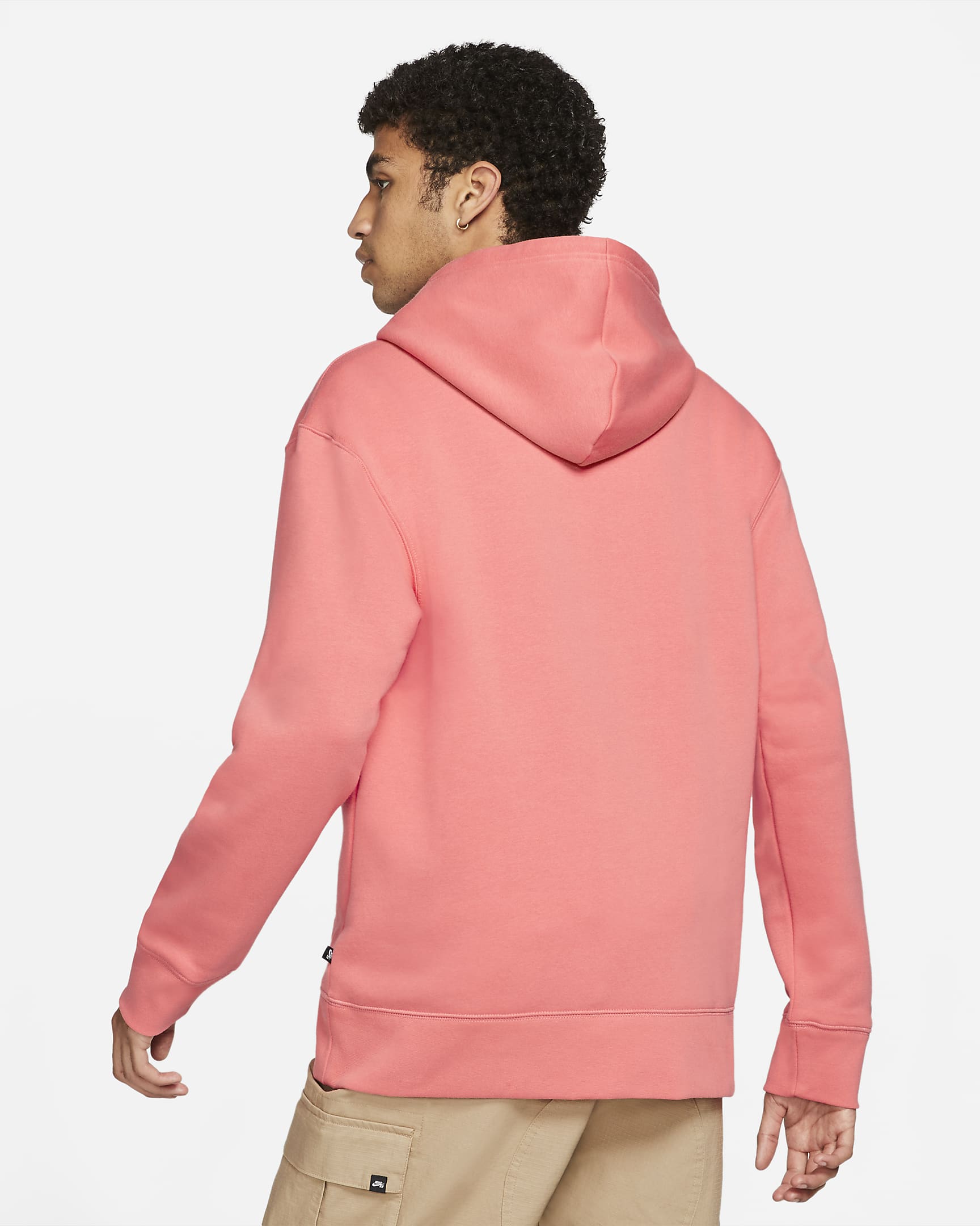 Nike SB Graphic Skate Hoodie - Pink Salt/White