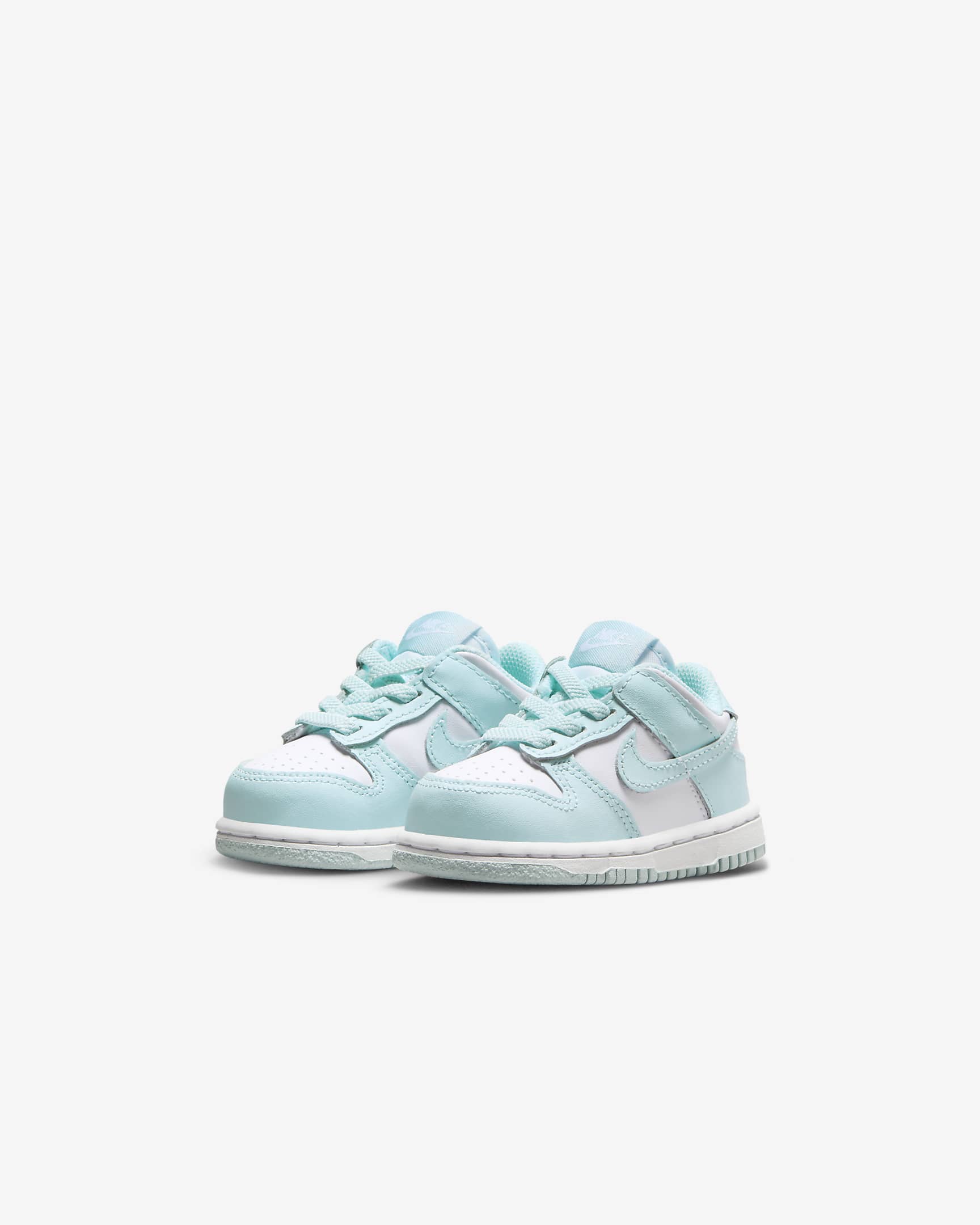 Sko Nike Dunk Low för baby/små barn - Vit/Glacier Blue