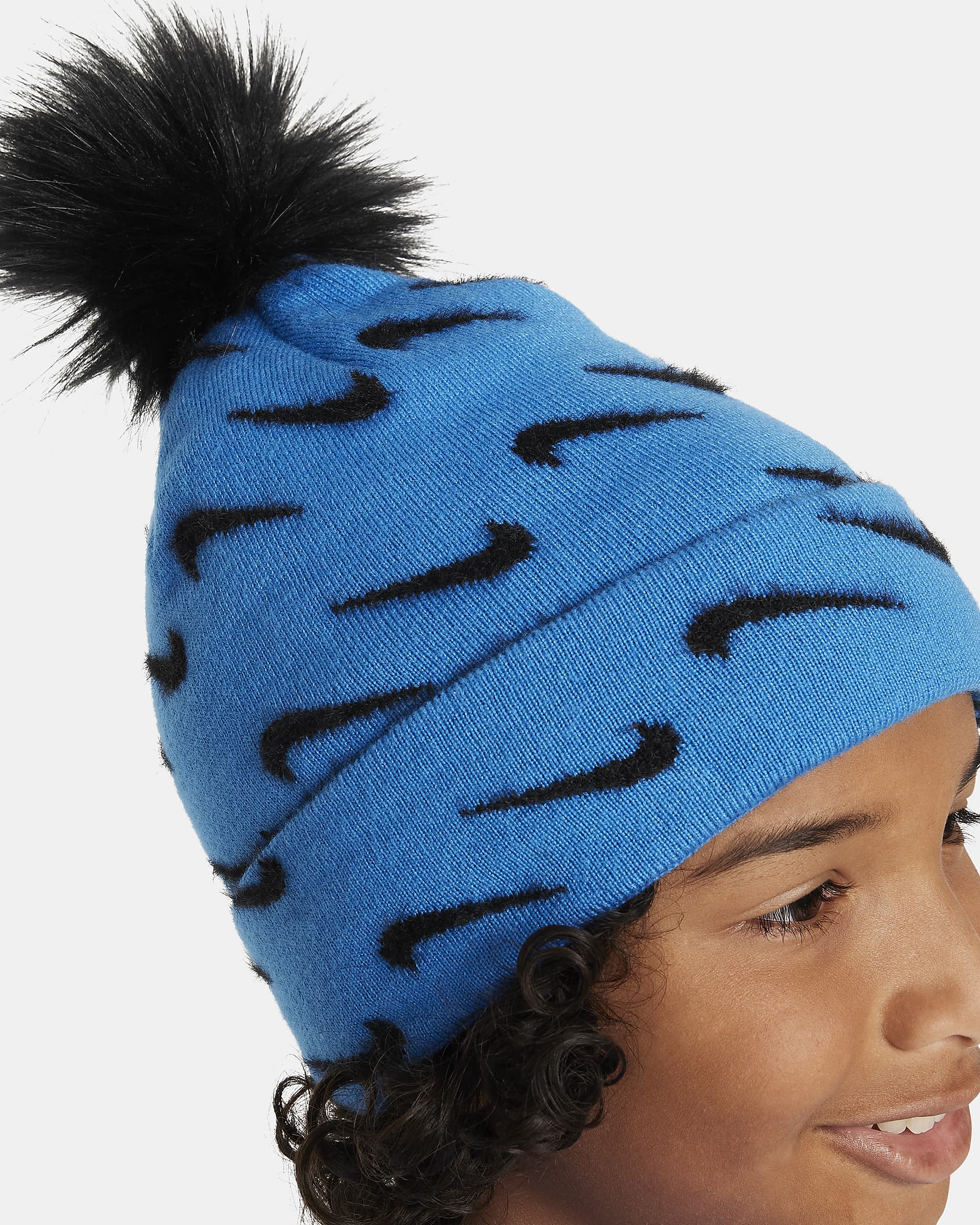 mens nike pom beanie