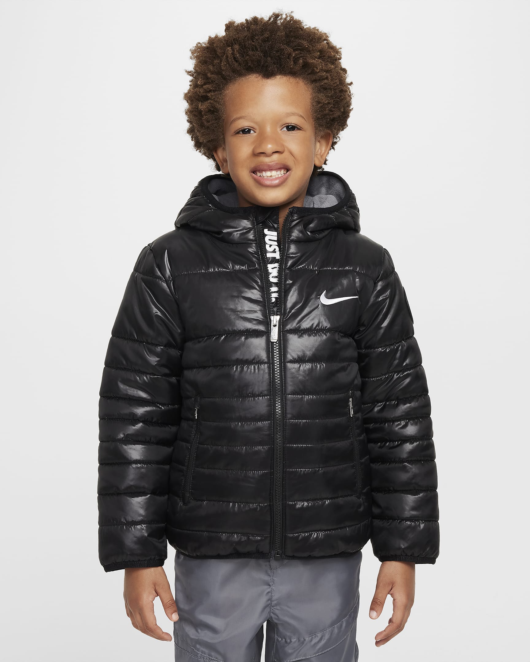 Giacca trapuntata imbottita Nike – Bambino/a - Nero