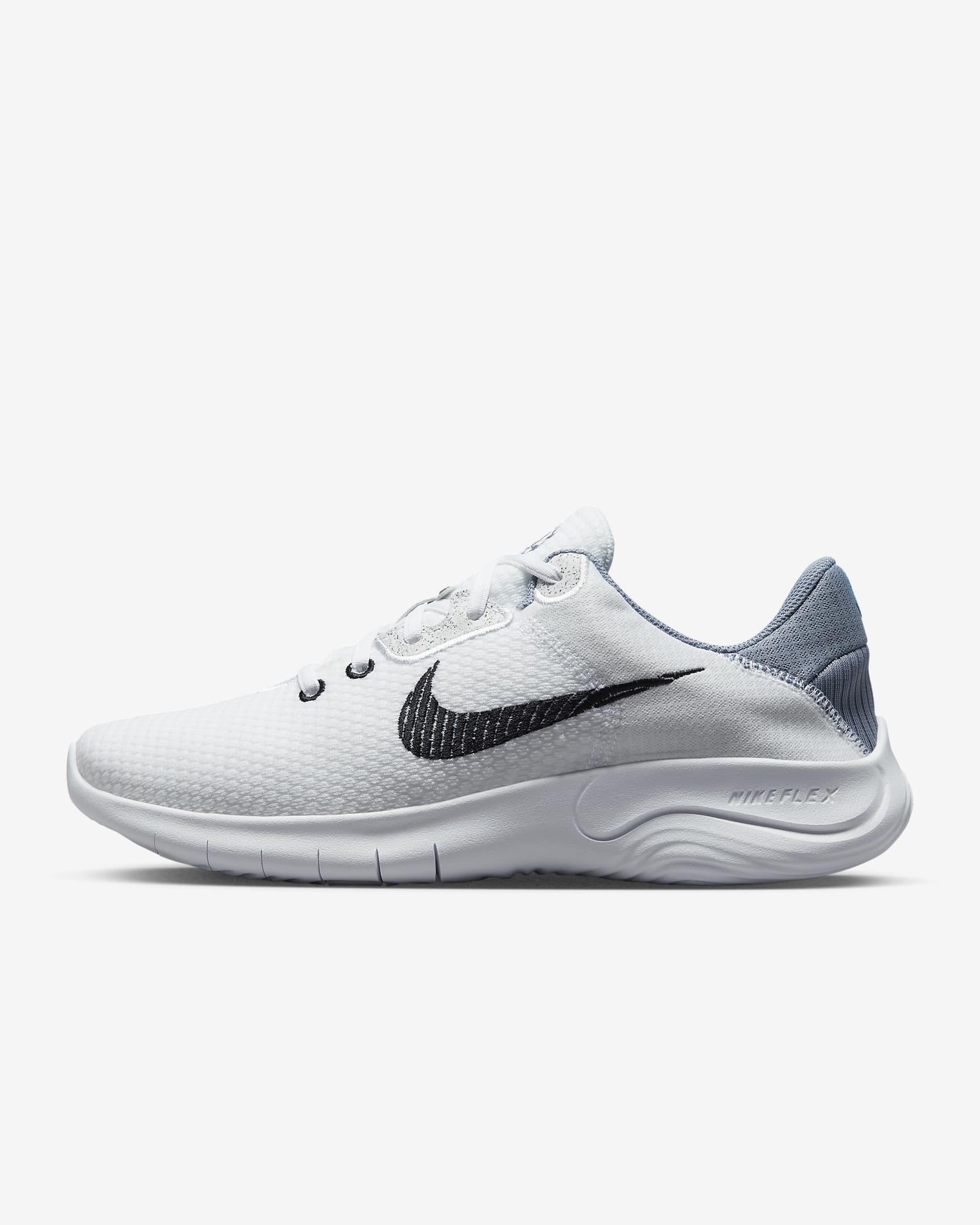 Nike Flex Experience Run 11 Men's Road Running Shoes - White/Ashen Slate/Black