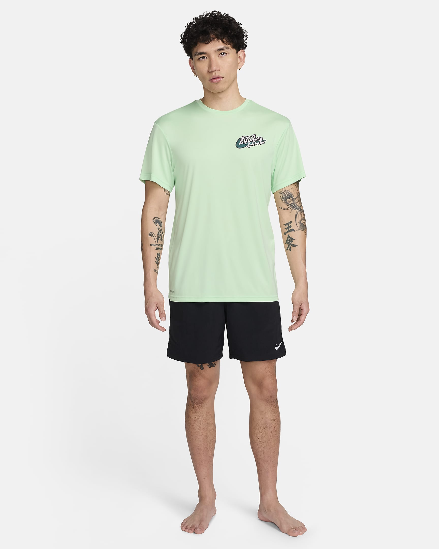 Playera Hydroguard de manga corta para hombre Nike Swim - Verde vapor