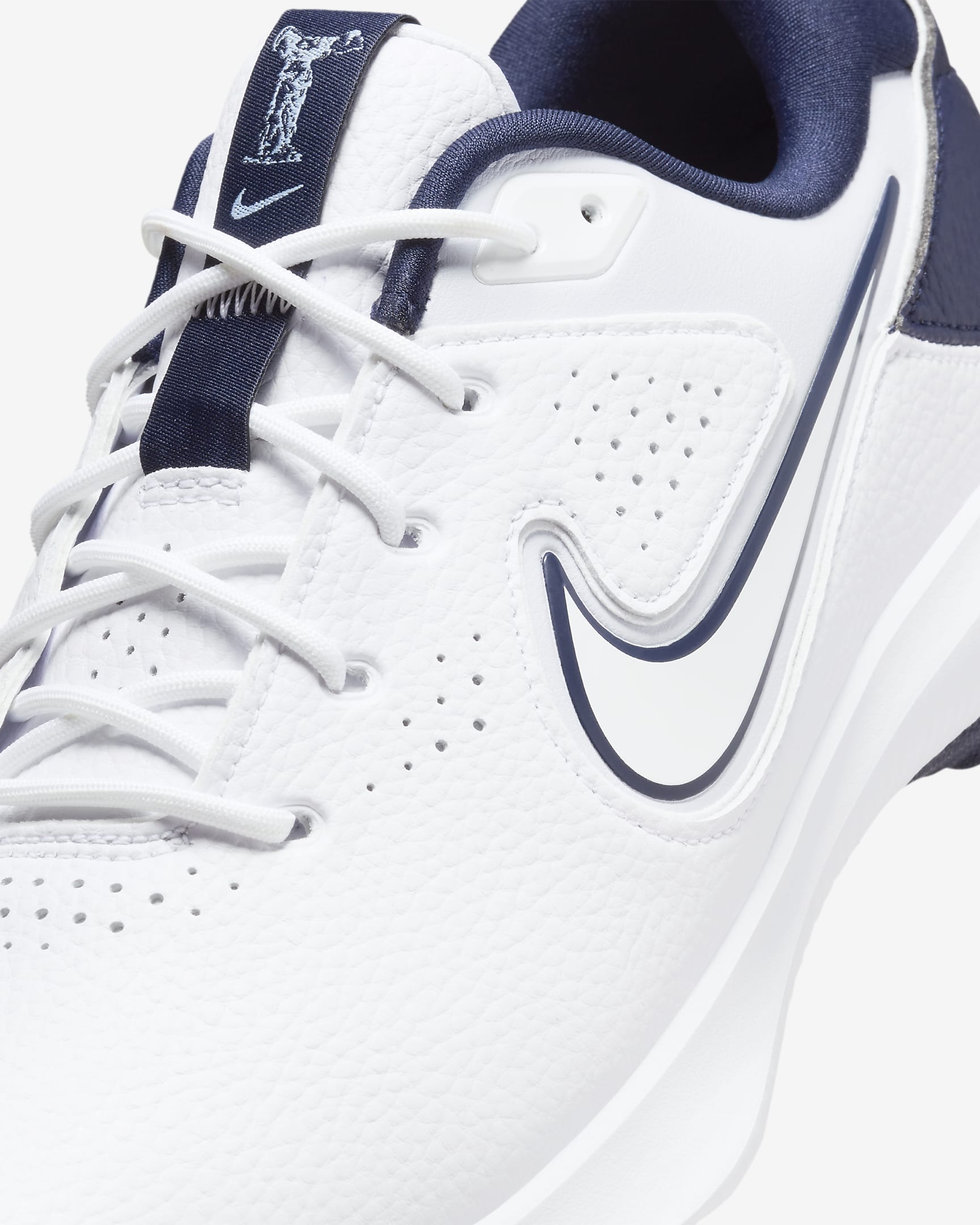 Nike Victory Pro 3 Men's Golf Shoes - White/Obsidian/Aquarius Blue/Football Grey