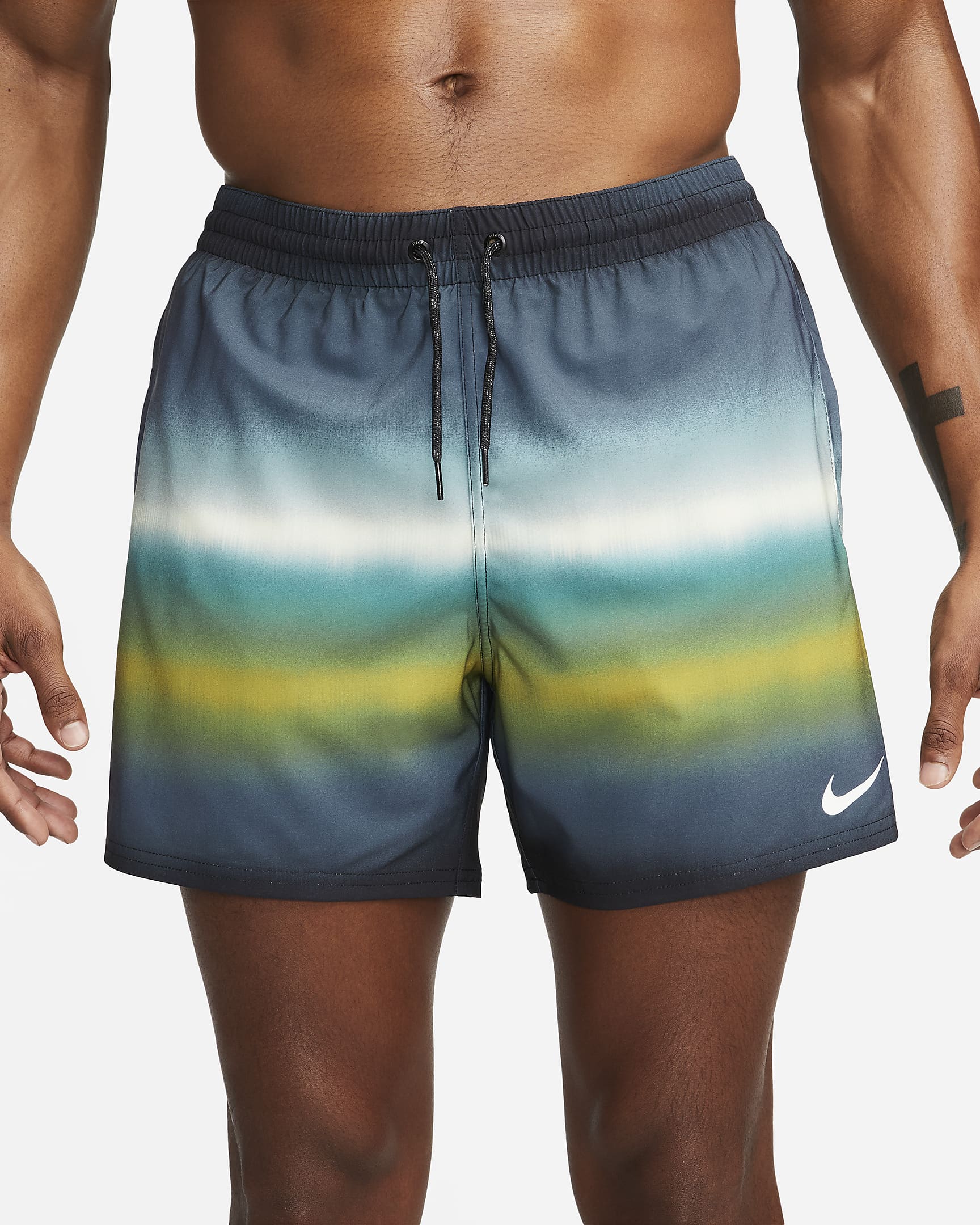 Traje de baño tipo short de voleibol de 13 cm para hombre Nike - Musgo