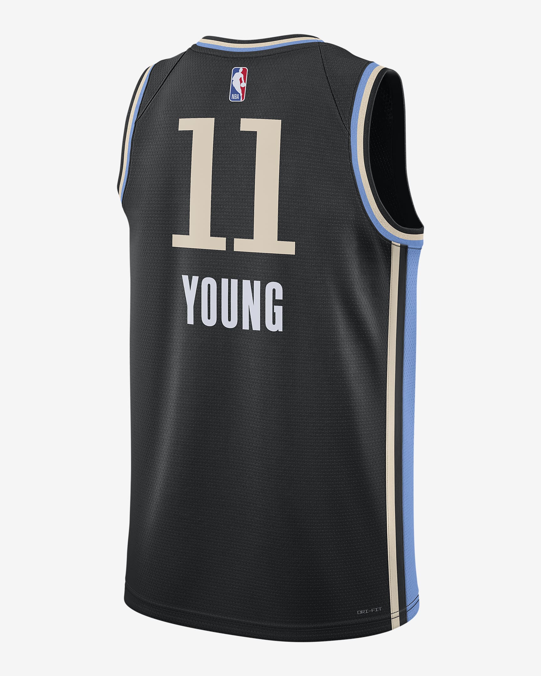 Trae Young Atlanta Hawks City Edition 2023/24 Men's Nike Dri-FIT NBA Swingman Jersey - Black