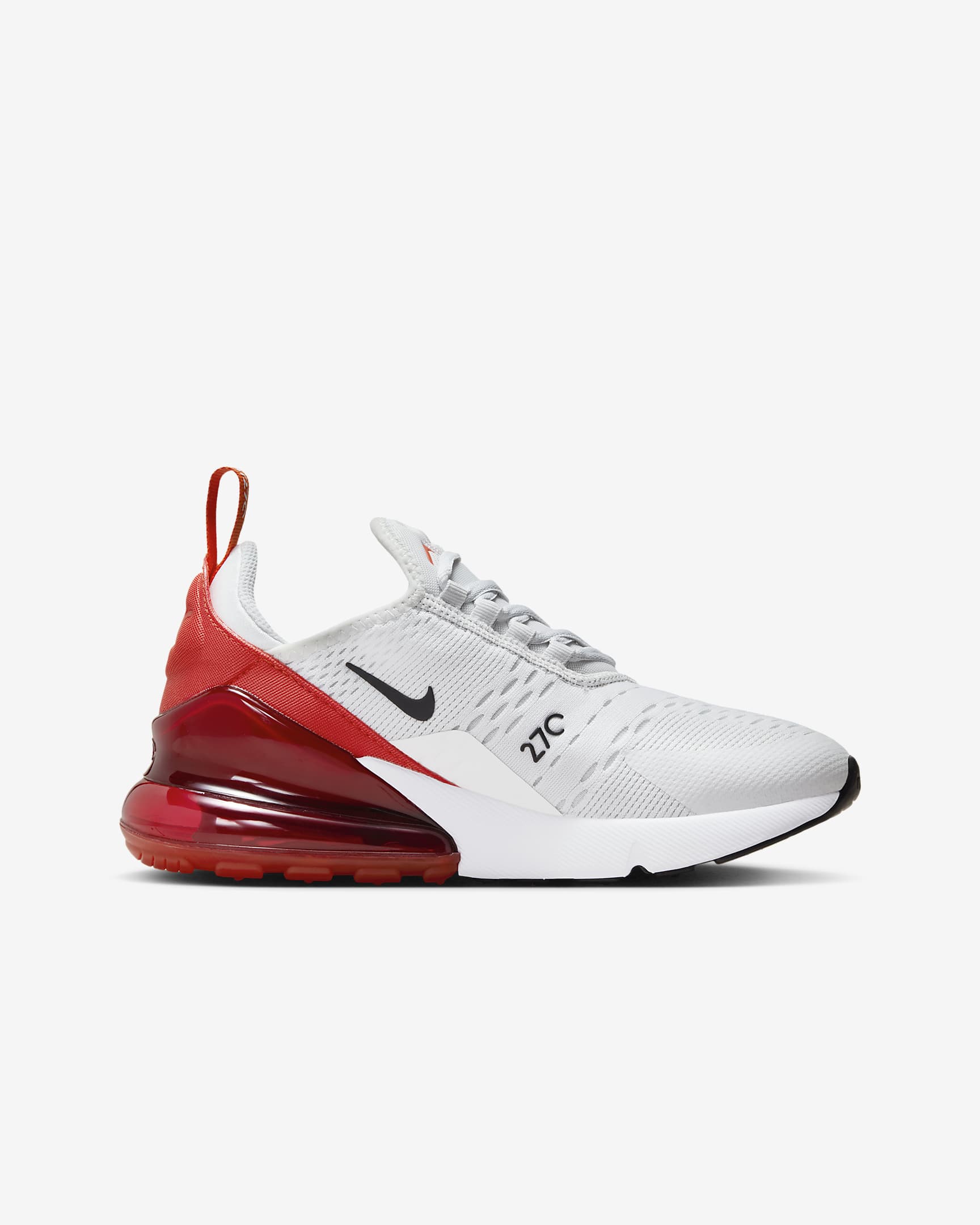 Bota Nike Air Max 270 pro větší děti - Photon Dust/Picante Red/Černá