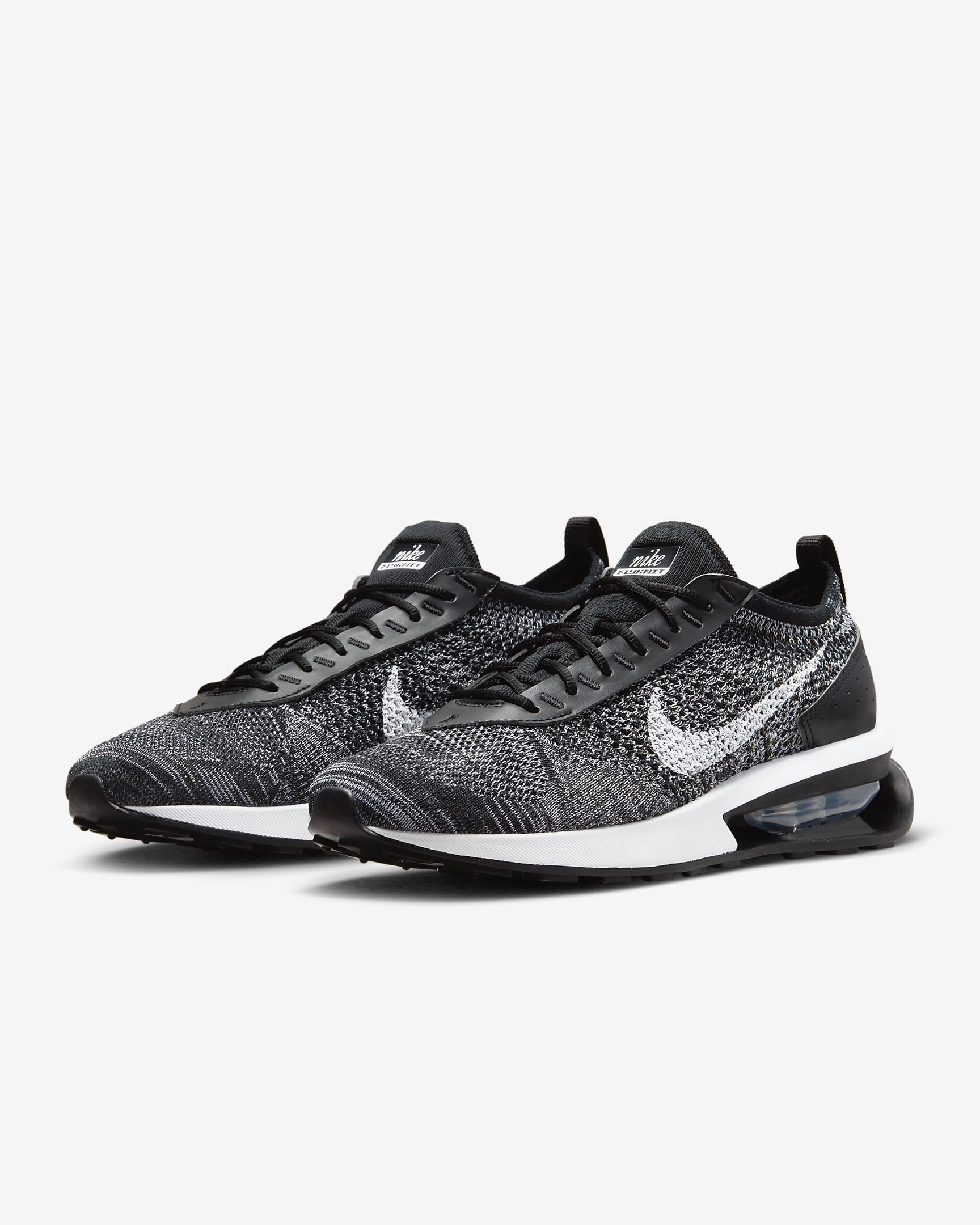 Nike Air Max Flyknit Racer Men's Shoes - Black/White