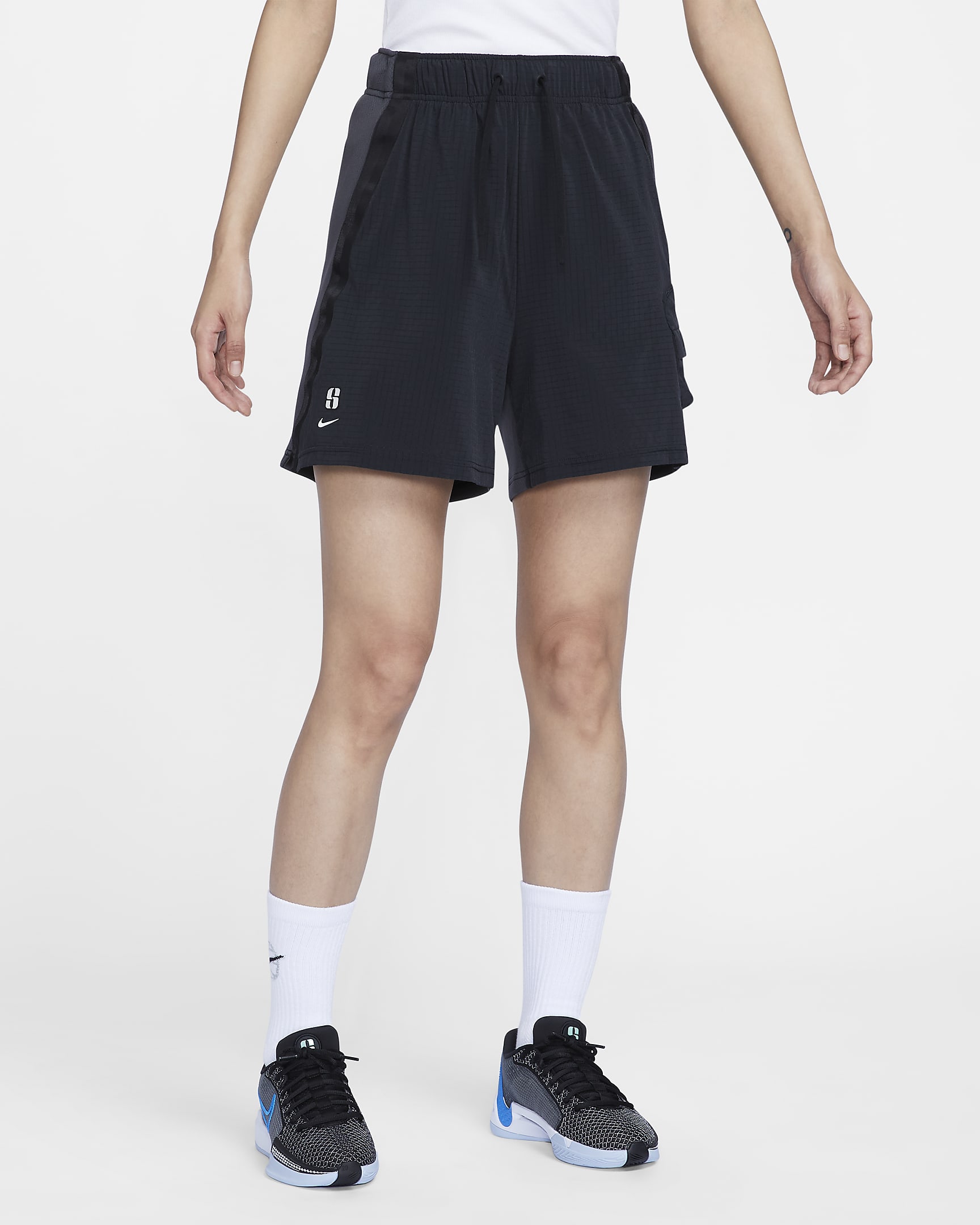 Sabrina Basketball Shorts - Black/Anthracite/Summit White