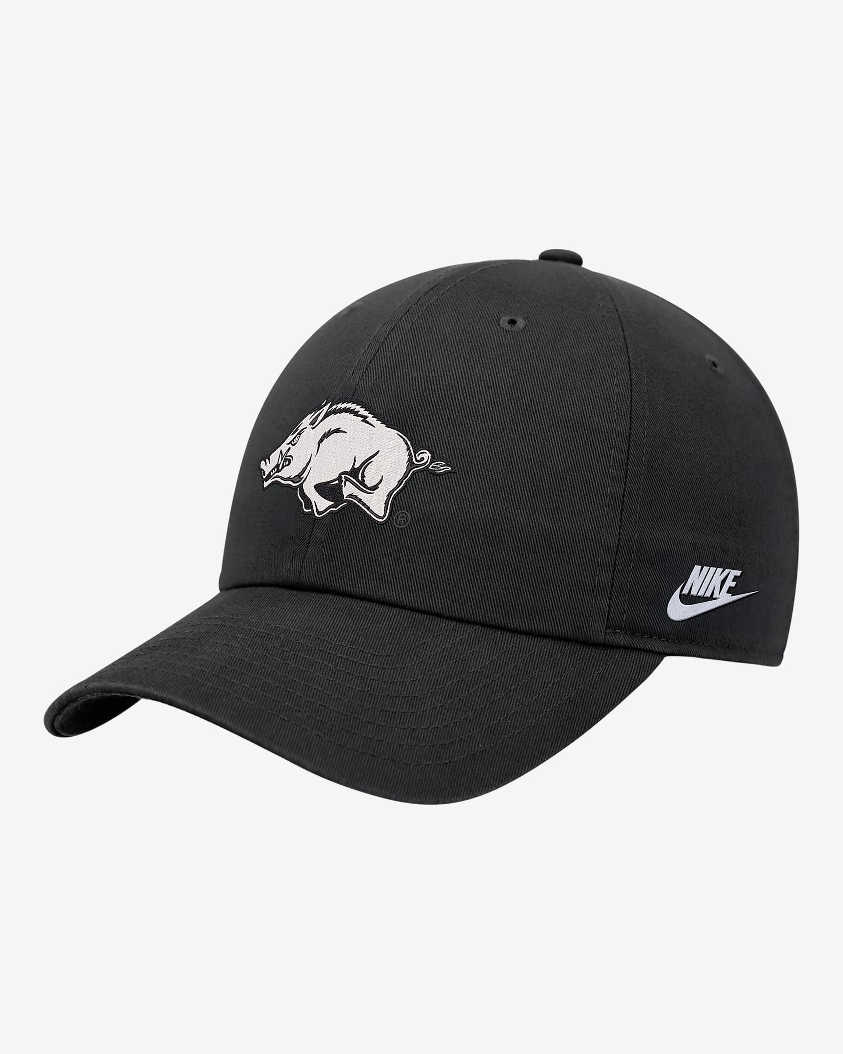 Gorra universitaria Nike Arkansas - Negro