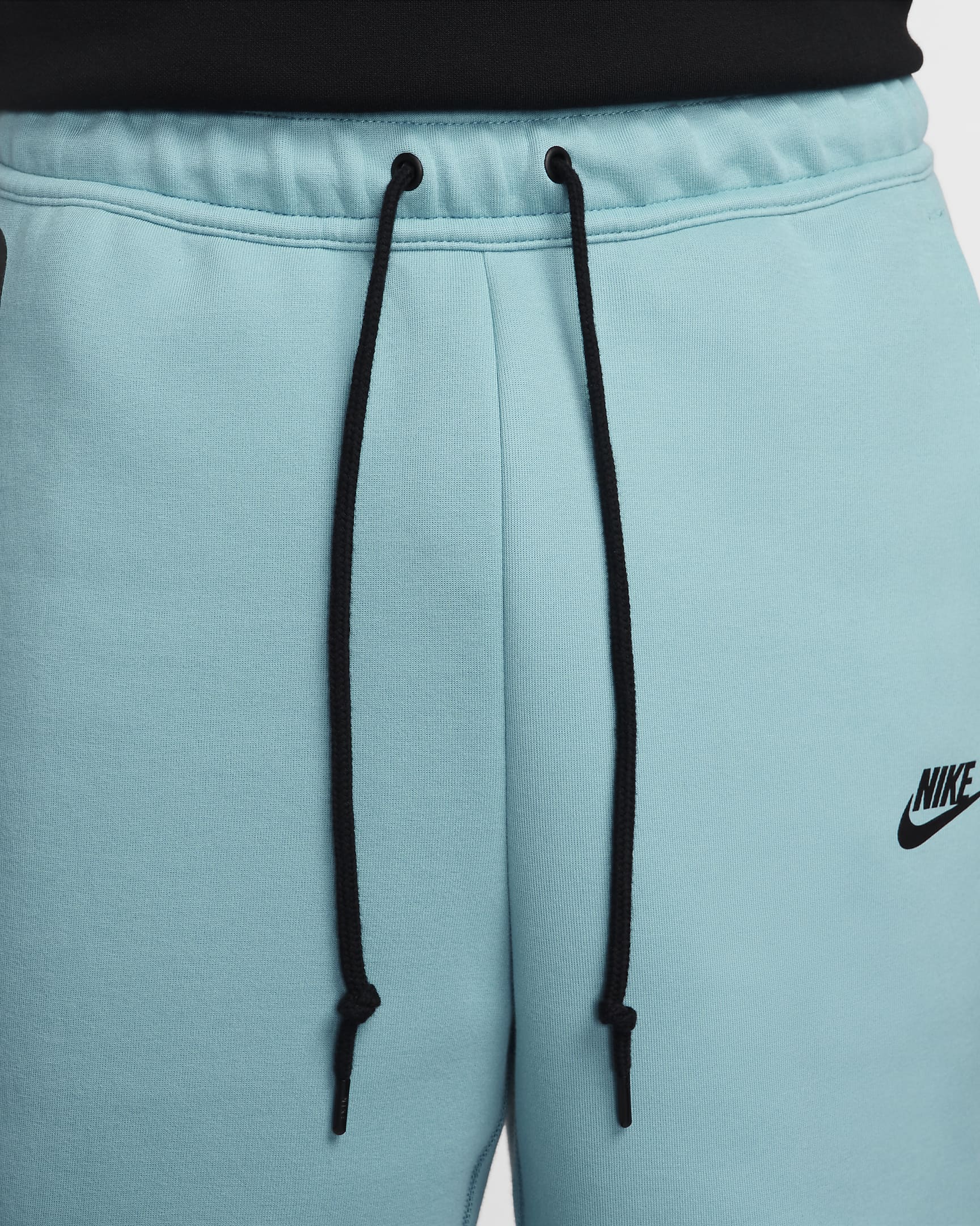 Short Nike Sportswear Tech Fleece pour homme - Denim Turquoise/Noir