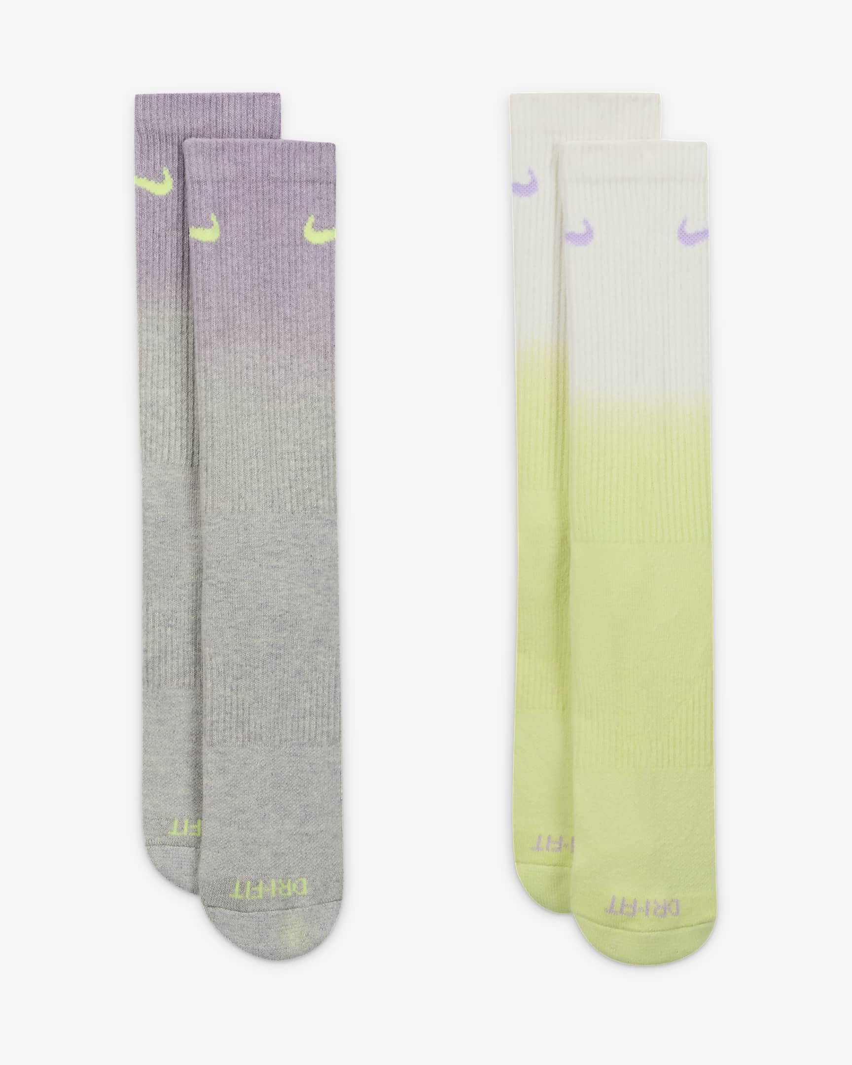 Nike Everyday Plus Cushioned Crew Socks (2 Pairs). Nike IE