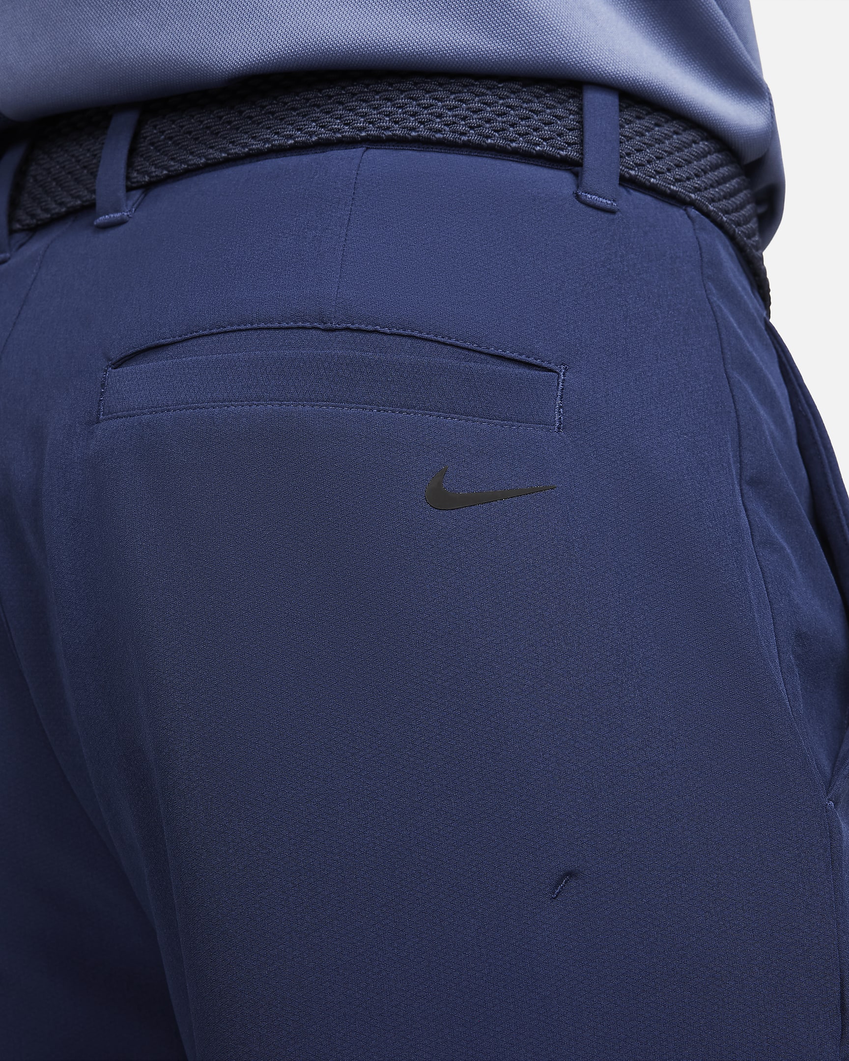 Pánské golfové kalhoty Nike Tour Repel Flex v zeštíhleném střihu - Midnight Navy/Černá