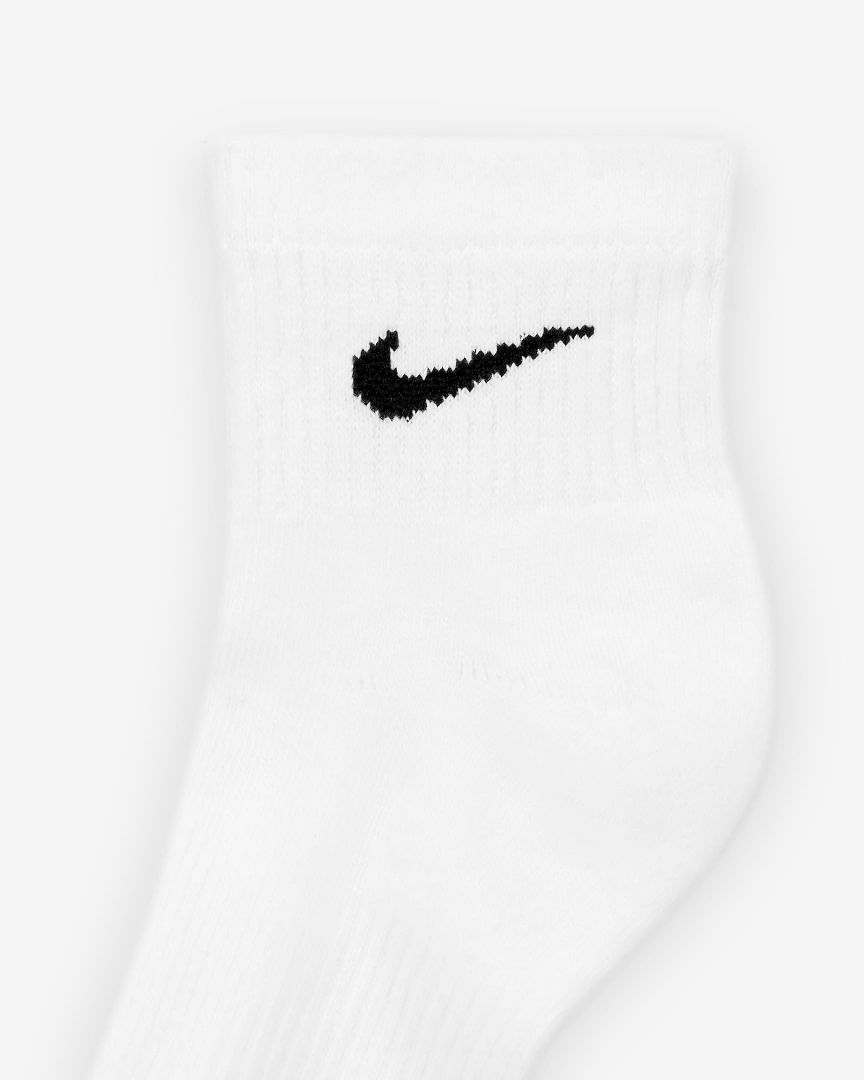 Nike Everyday Plus Cushioned Training Ankle Socks (3 Pairs) - White/Black