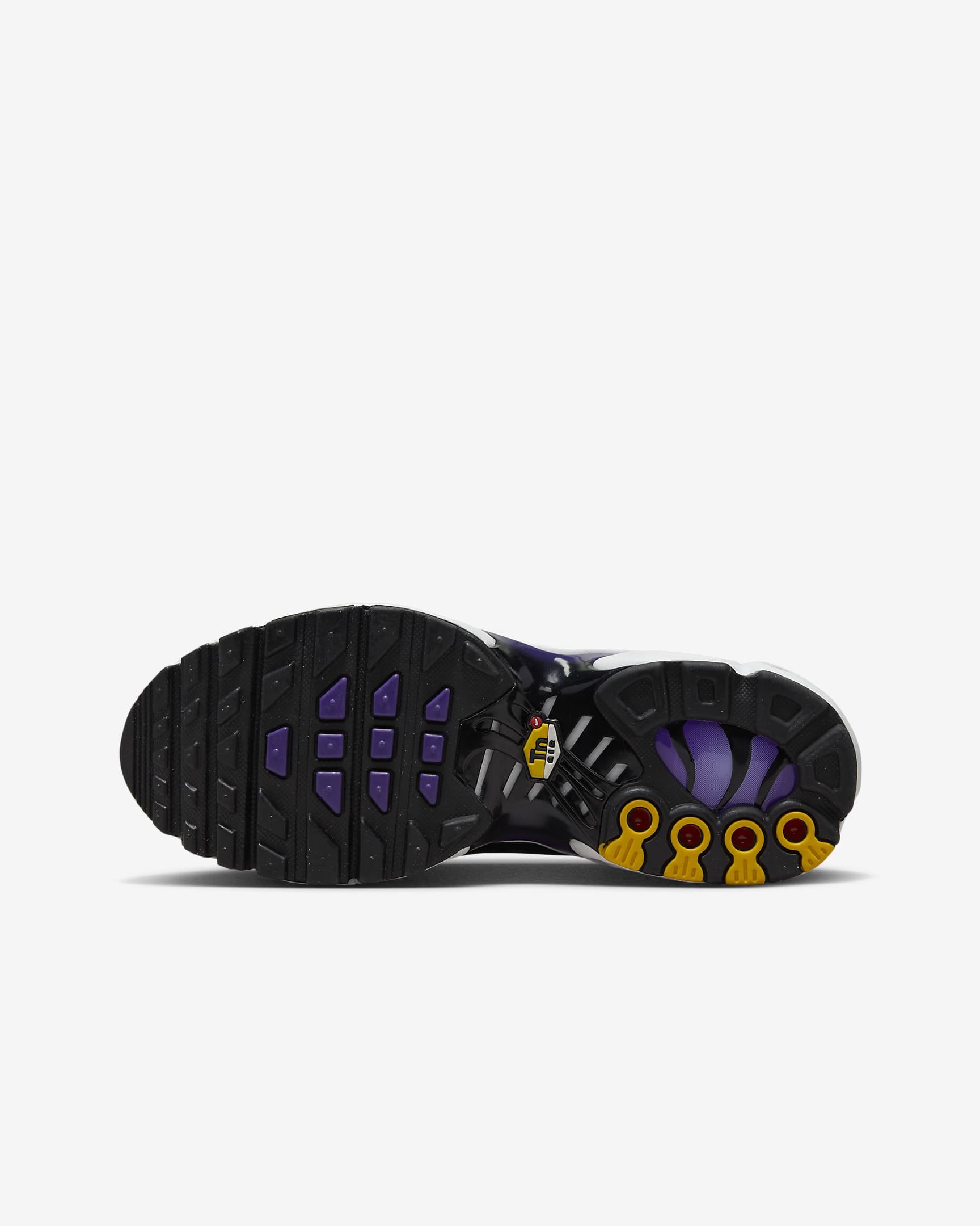 Buty dla dużych dzieci Nike Air Max Plus - Czerń/Voltage Purple/Purple Agate/Total Orange