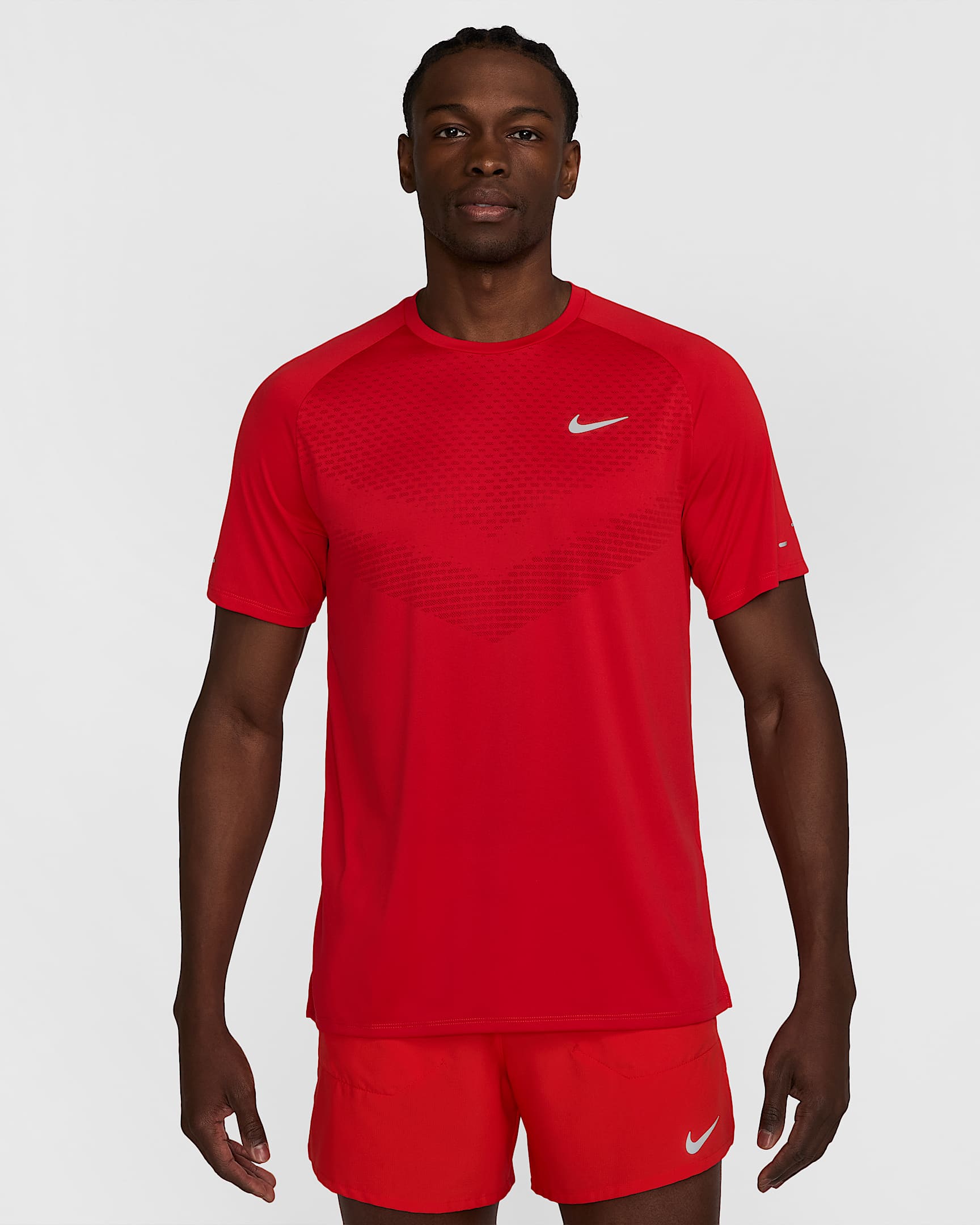 Nike Stride Men's Dri-FIT ADV Short-Sleeve Running Top - University Red