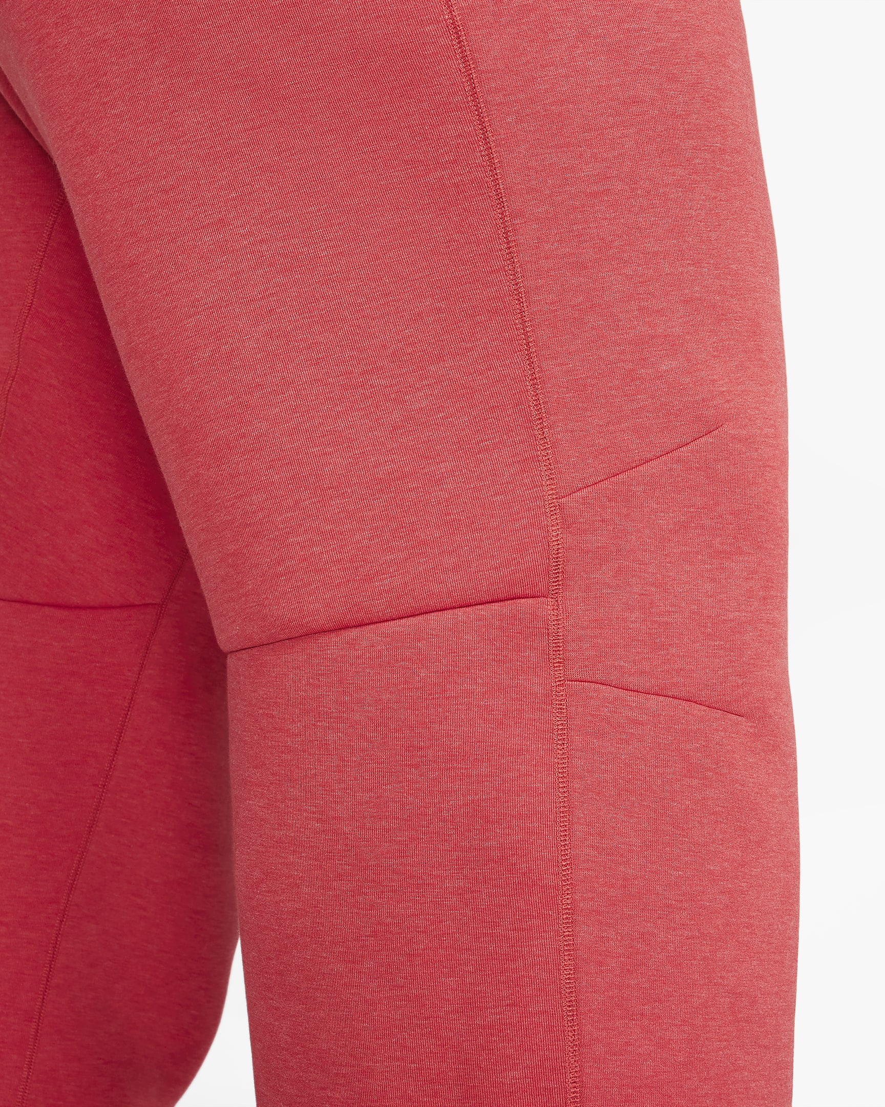 Nike Sportswear Tech Fleece Men's Open-Hem Sweatpants - Light University Red Heather/Black