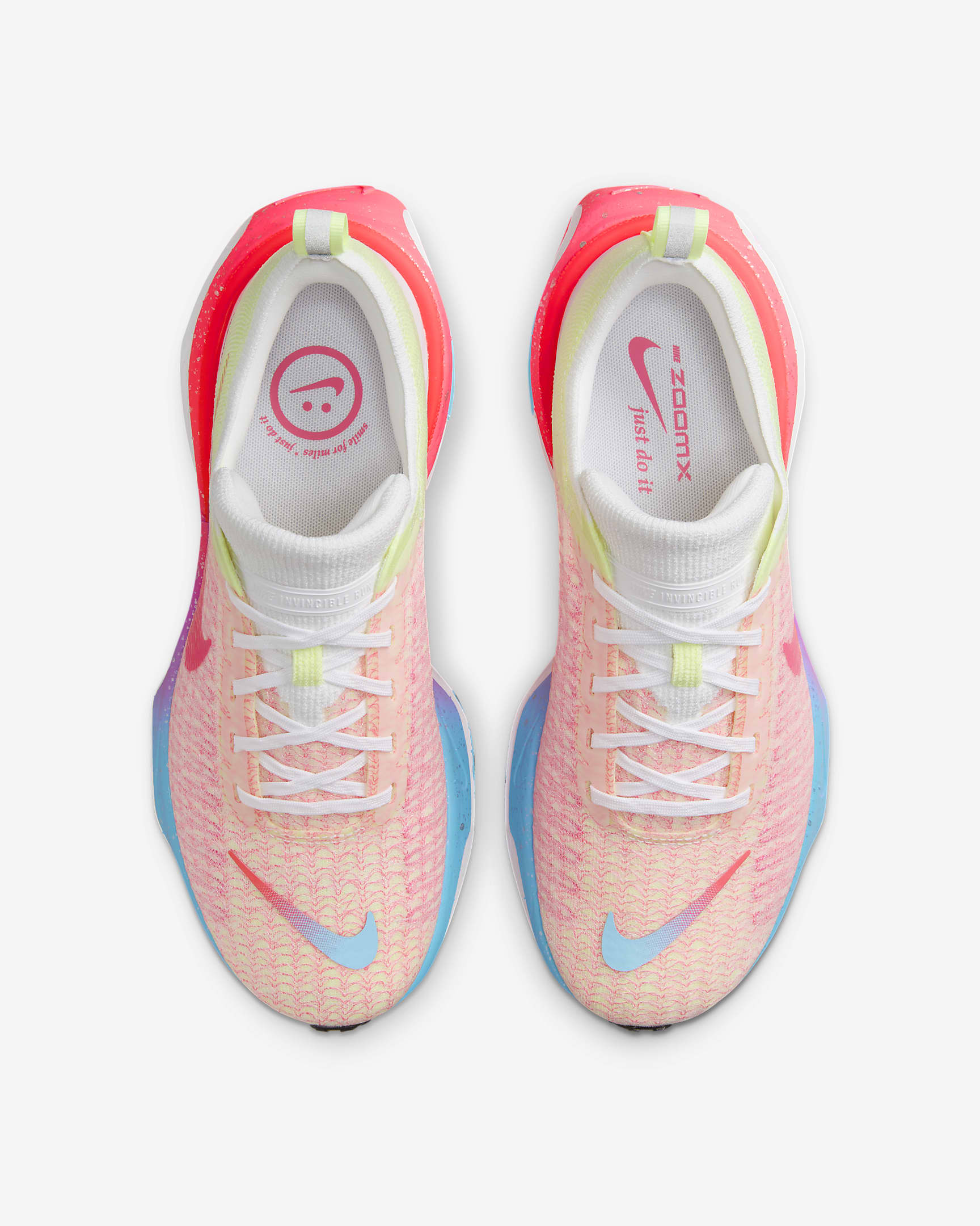 Tenis de correr en carretera para mujer Nike Invincible 3 - Voltio ligero/Blanco/Espuma rosa/Hiperrosa