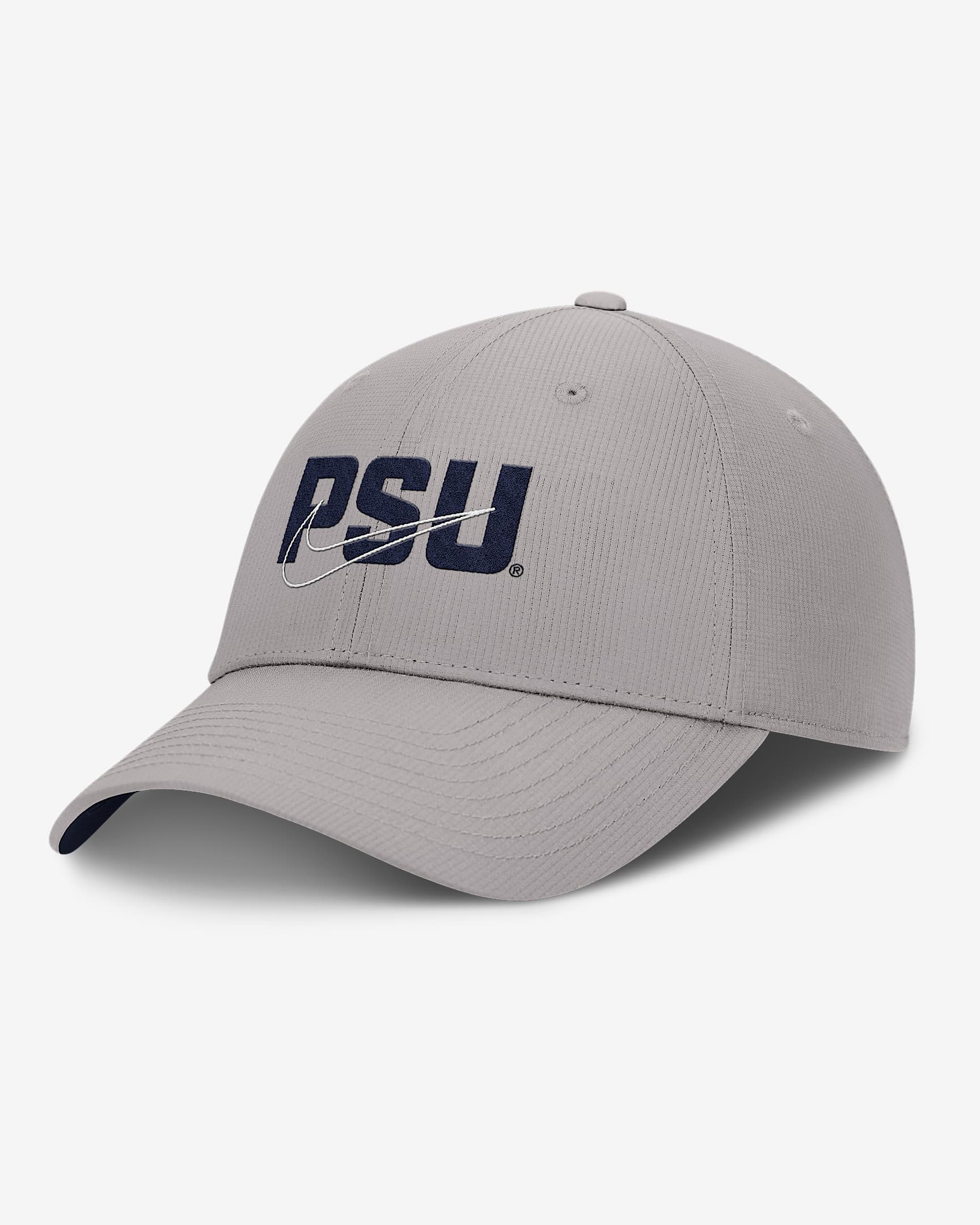Gorra universitaria Nike Dri-FIT ajustable para hombre Penn State Athletic Prep Club - Gris