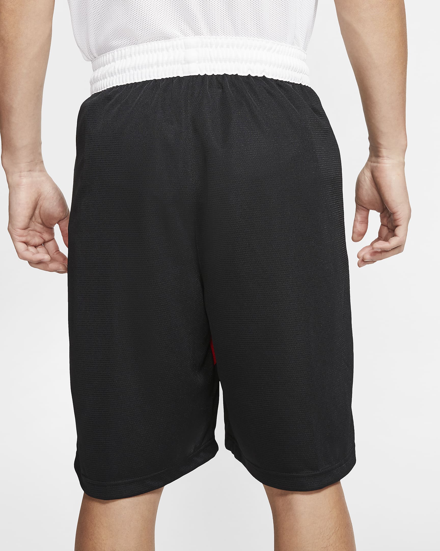 Nike Dri-FIT Basketball Shorts - Black/University Red