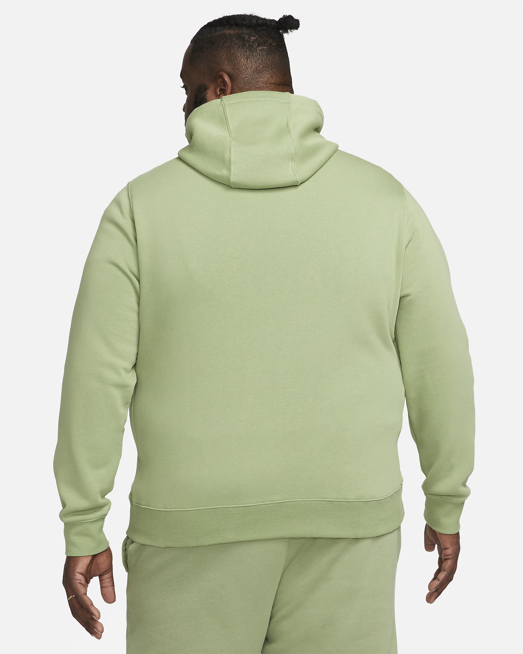 mens nike sportswear club fleece full zip hoodie