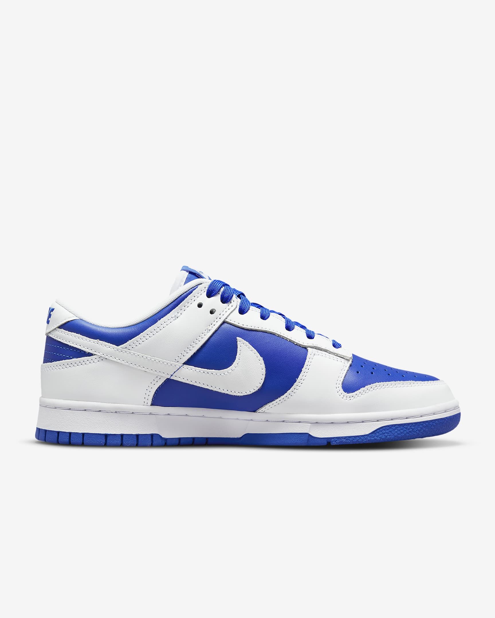 Nike Dunk Low Retro Men's Shoes - Racer Blue/White/Racer Blue