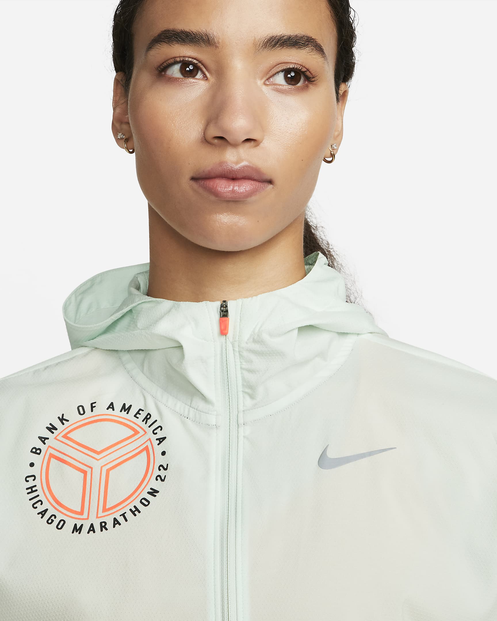 nike air women's hooded running jacket
