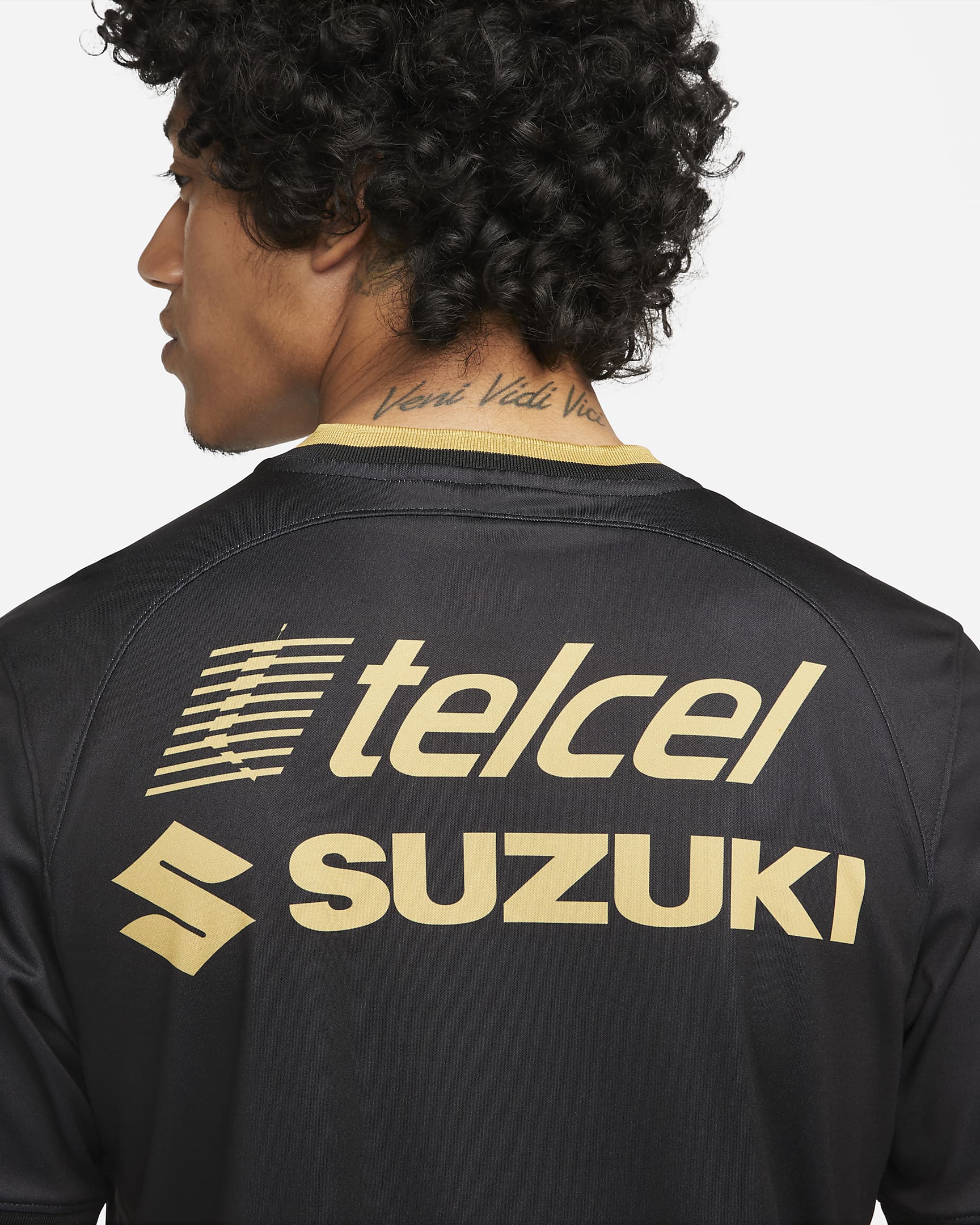 Tercera equipación Stadium Pumas UNAM 2022/23 Camiseta de fútbol Nike Dri-FIT - Hombre - Negro/Truly Gold/Truly Gold