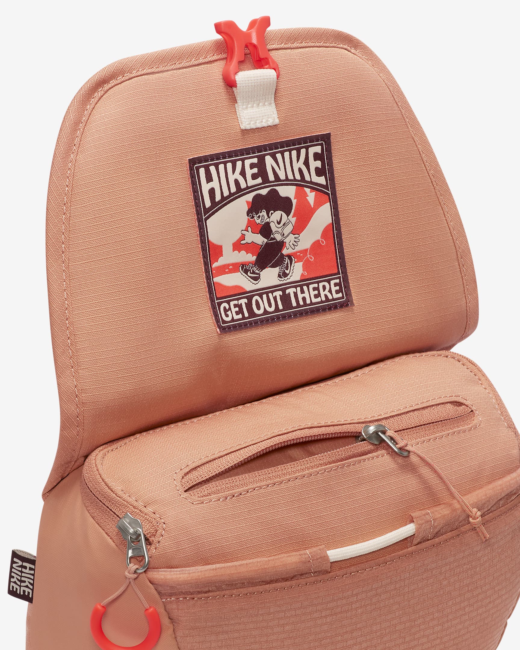 Nike Hike Hip Pack (4L) - Amber Brown/Night Maroon/Bright Crimson