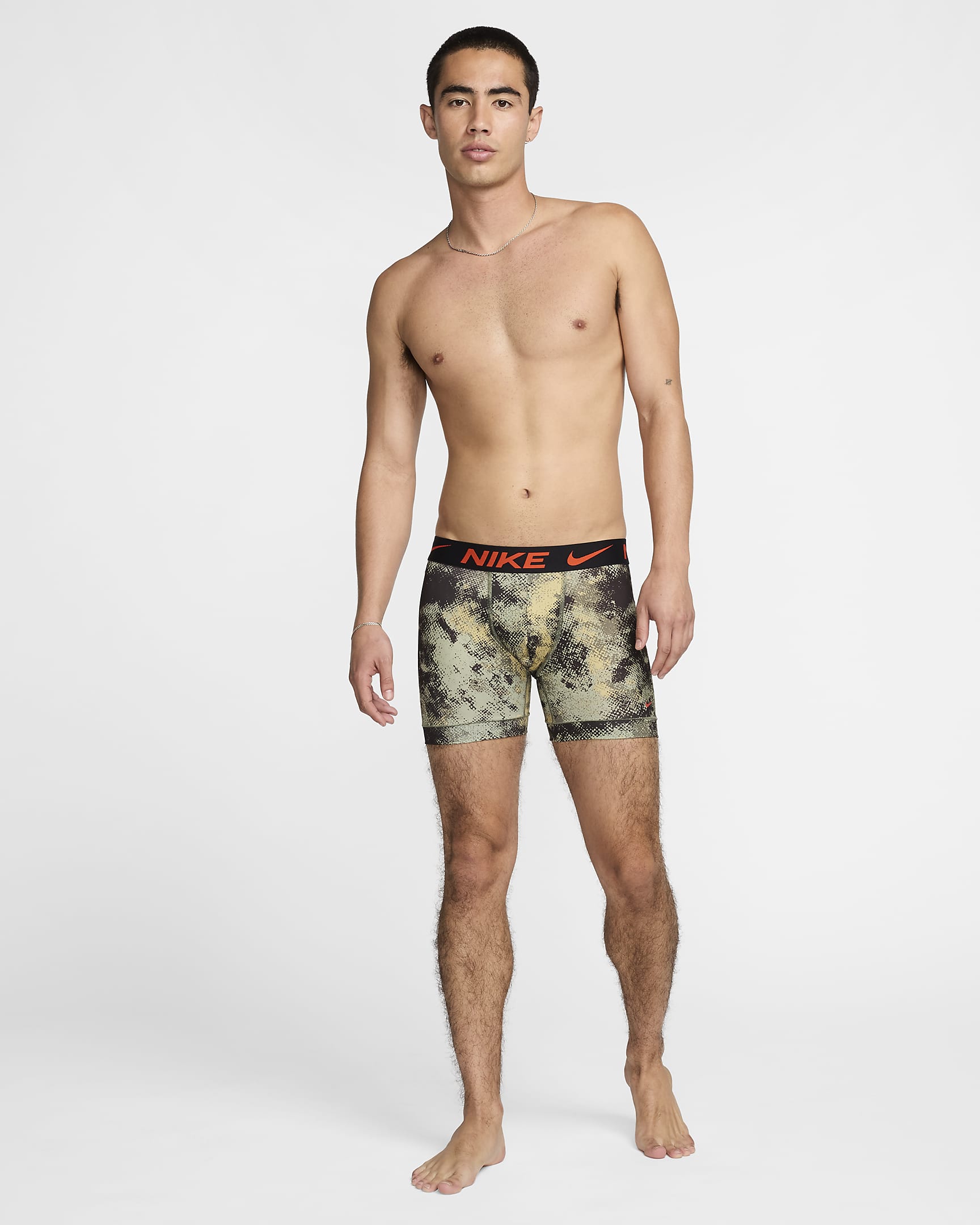 Nike Dri-FIT Essential Micro Men's Boxer Briefs (3-Pack) - Medium Olive