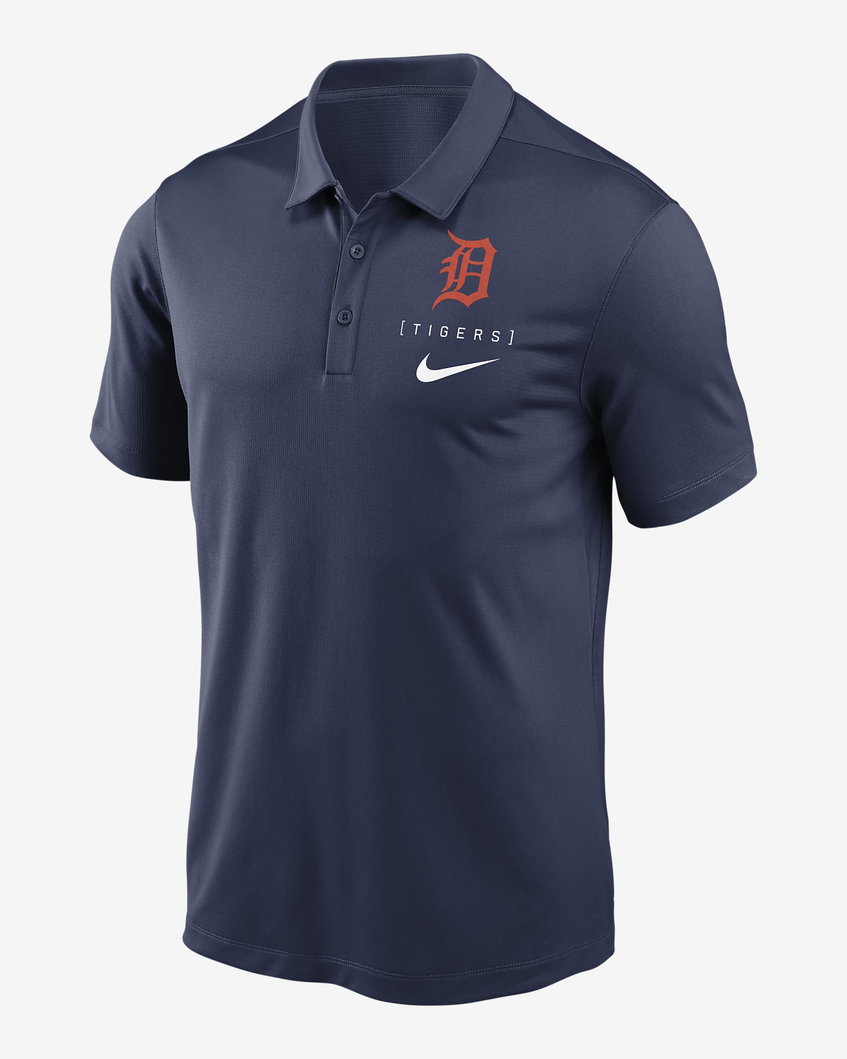 Detroit Tigers Franchise Logo Men's Nike Dri-FIT MLB Polo - Navy