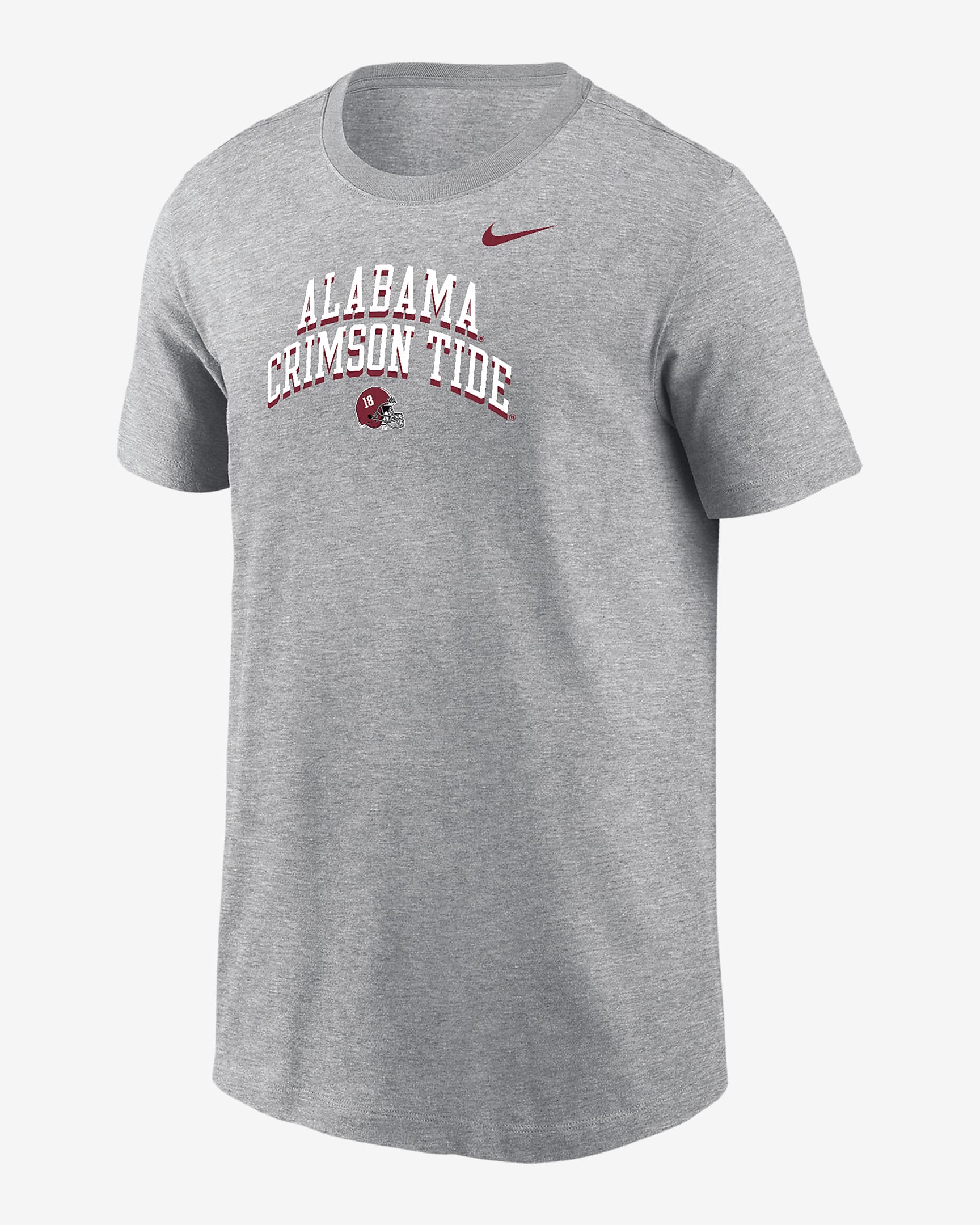 Alabama Big Kids' (Boys') Nike College T-Shirt - Dark Grey Heather