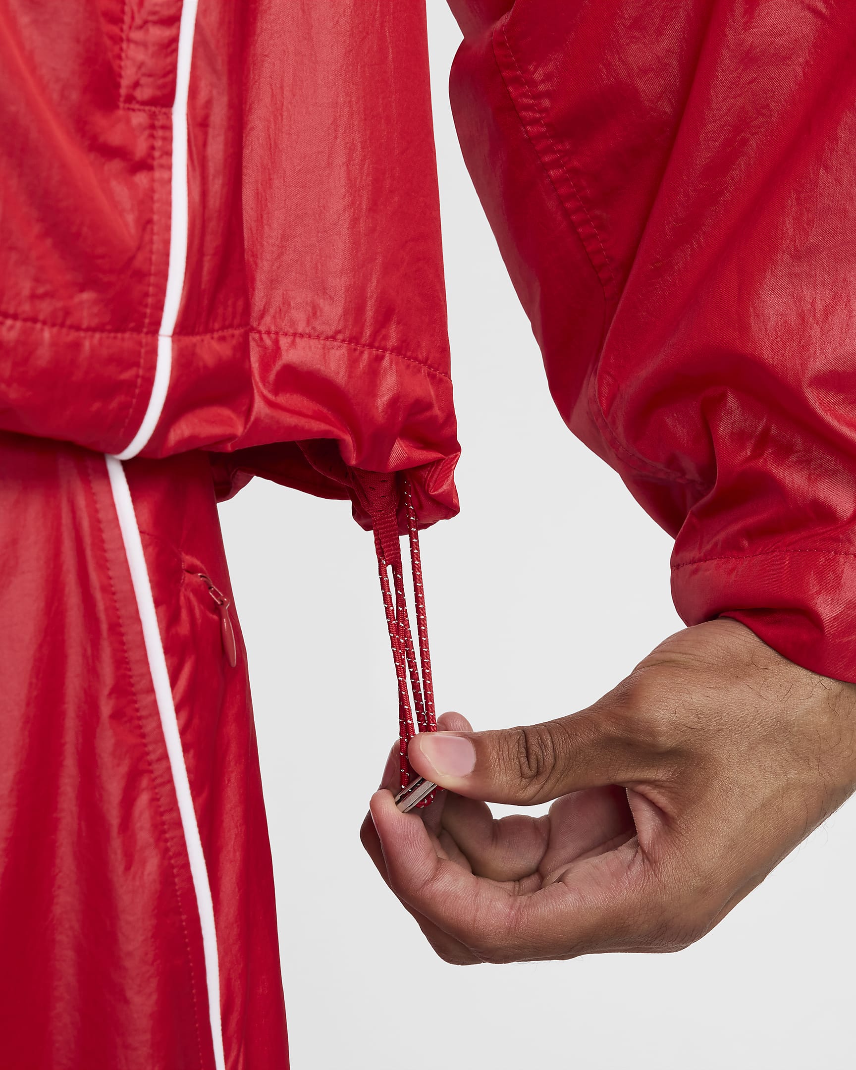 Nike x Jacquemus Track-Jacket - University Red/Weiß