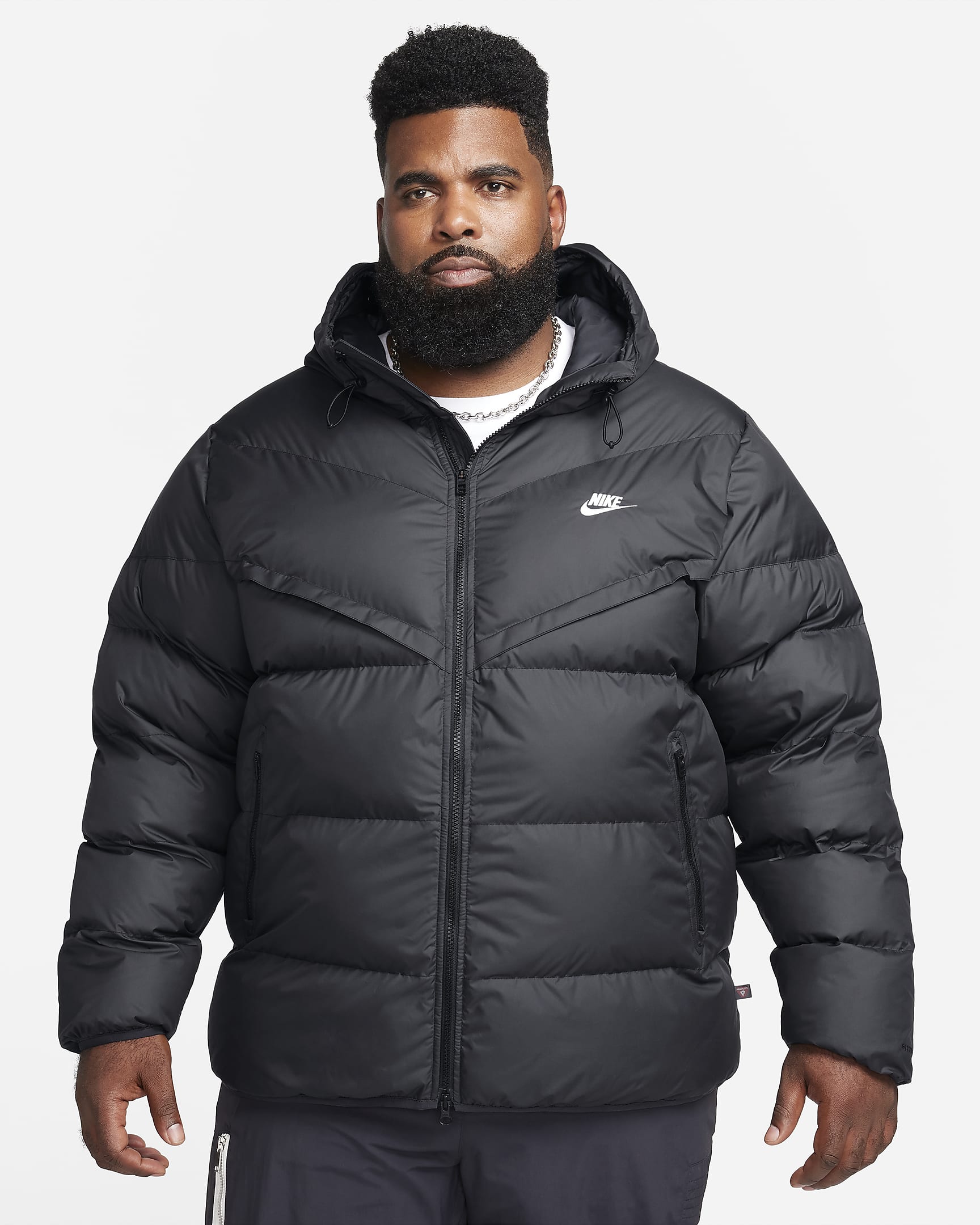 Nike Windrunner PrimaLoft® Parka acolchada con capucha Storm-FIT - Hombre - Negro/Negro/Sail