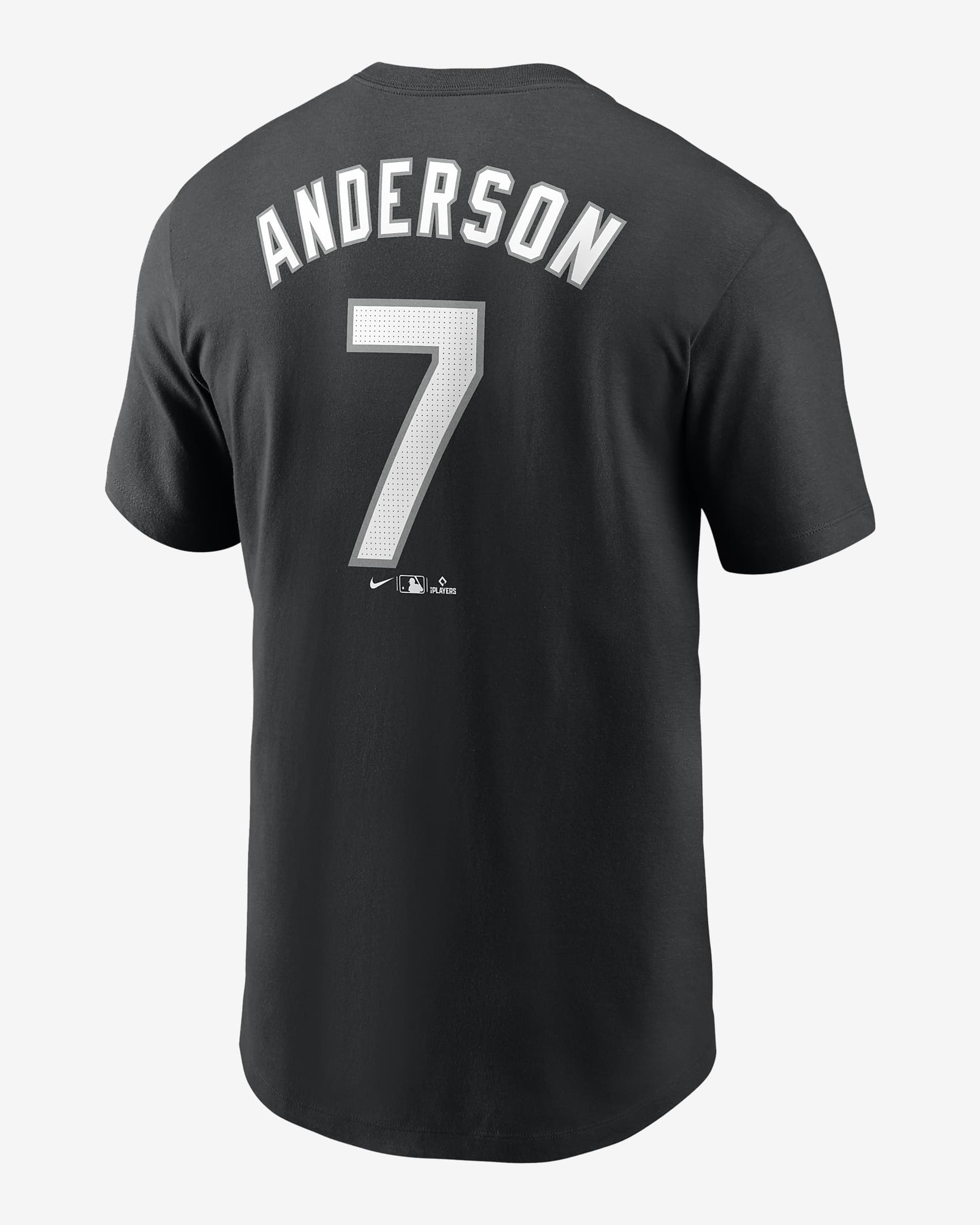 Playera Nike de la MLB para hombre Tim Anderson Chicago White Sox Fuse ...