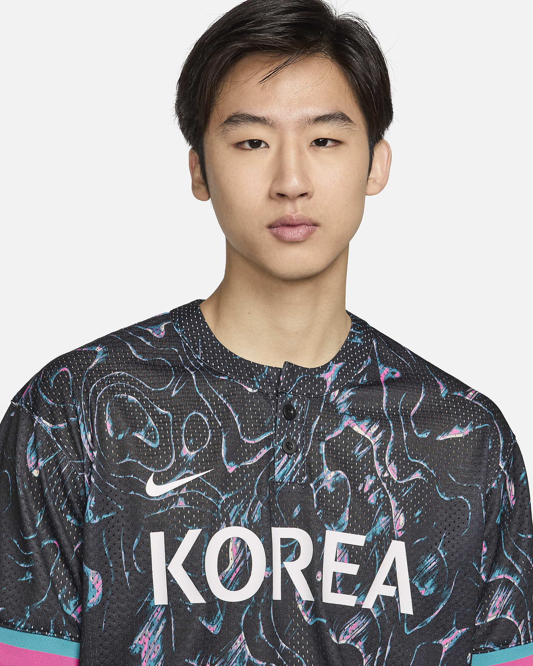 Korea Men's Nike Baseball Jersey. Nike IN