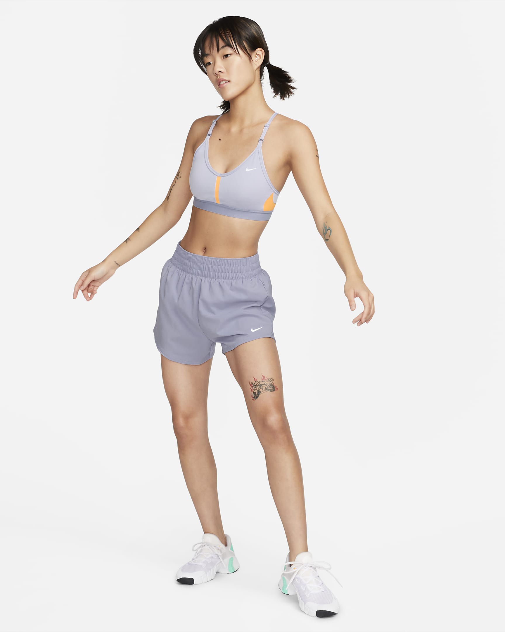 Nike Indy Women's LightSupport Padded VNeck Sports Bra. Nike ID