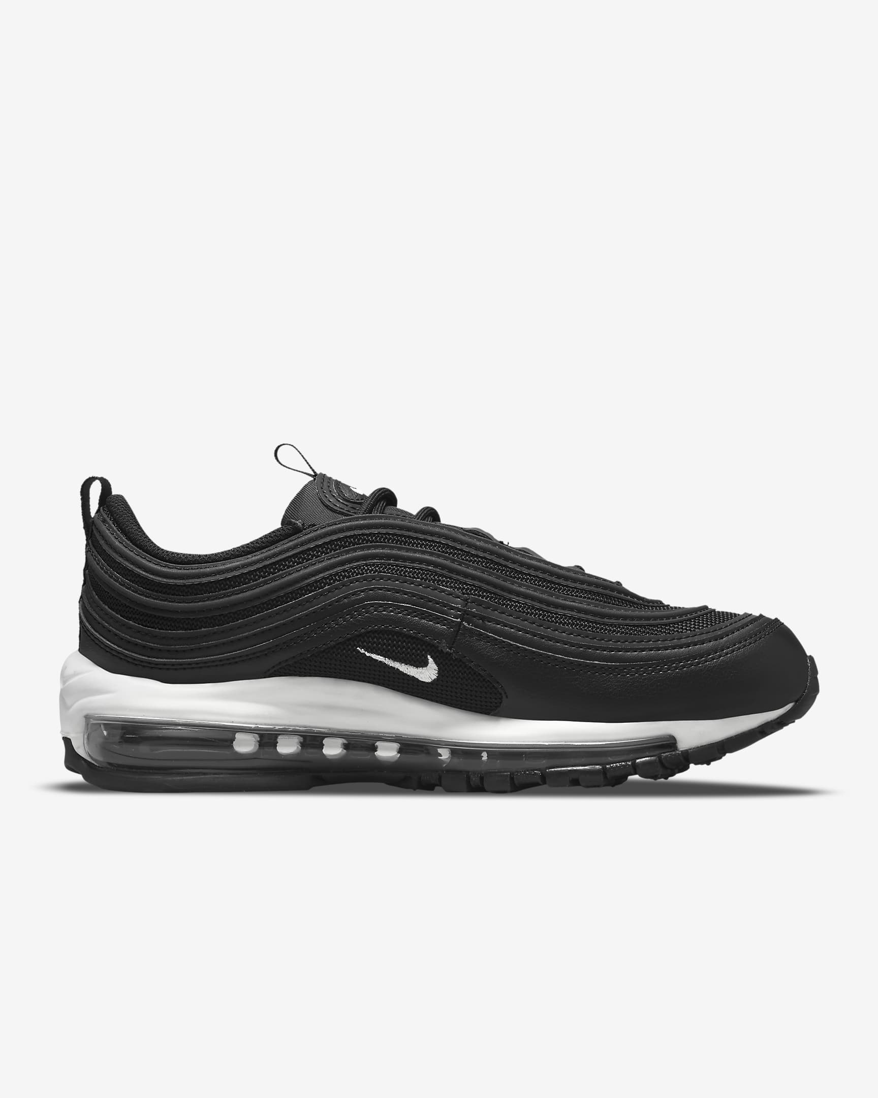 Skor Nike Air Max 97 för kvinnor - Svart/Svart/Vit