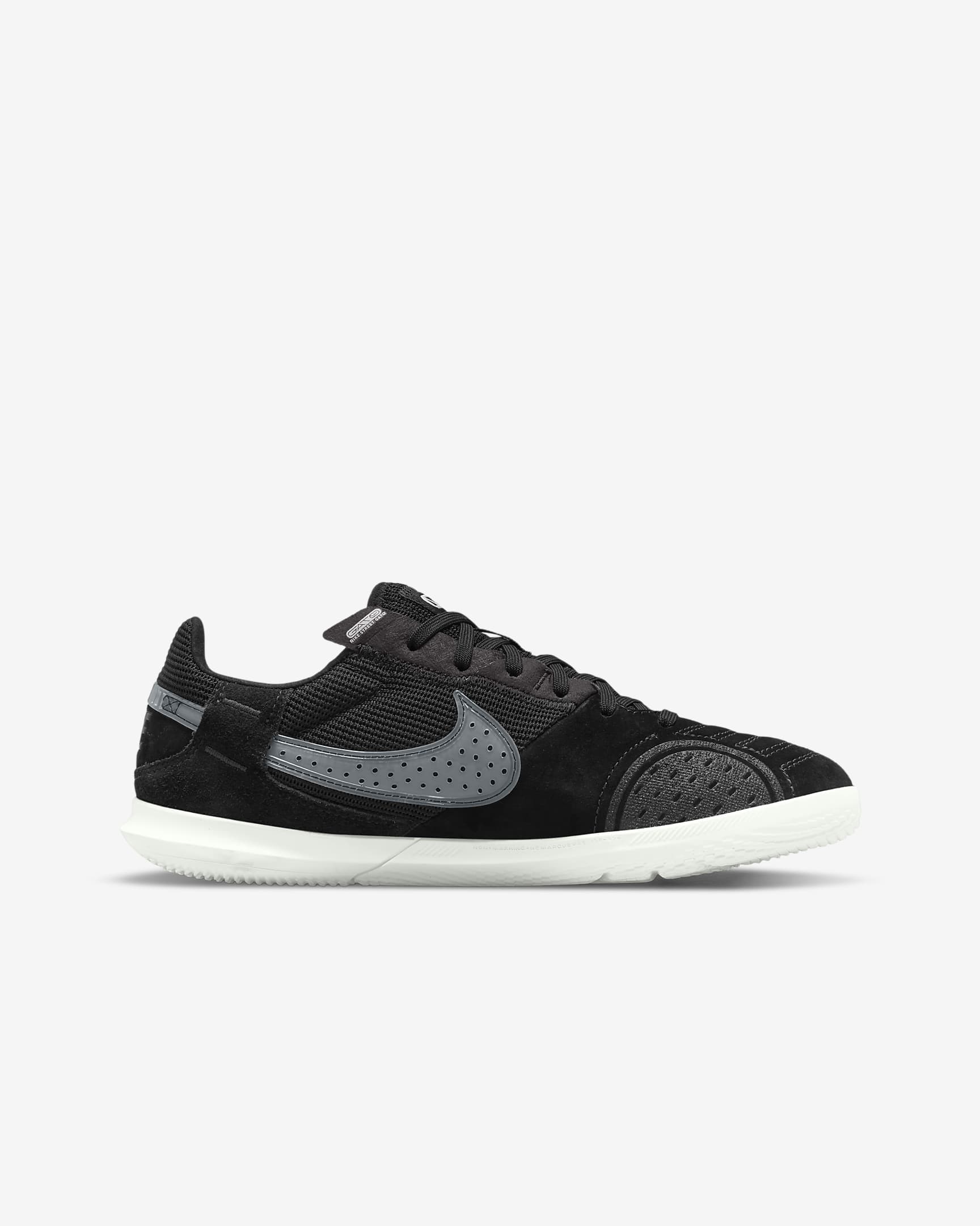 Nike Jr. Streetgato Younger/Older Kids' Low-Top Football Shoes - Black/Off-Noir/Summit White