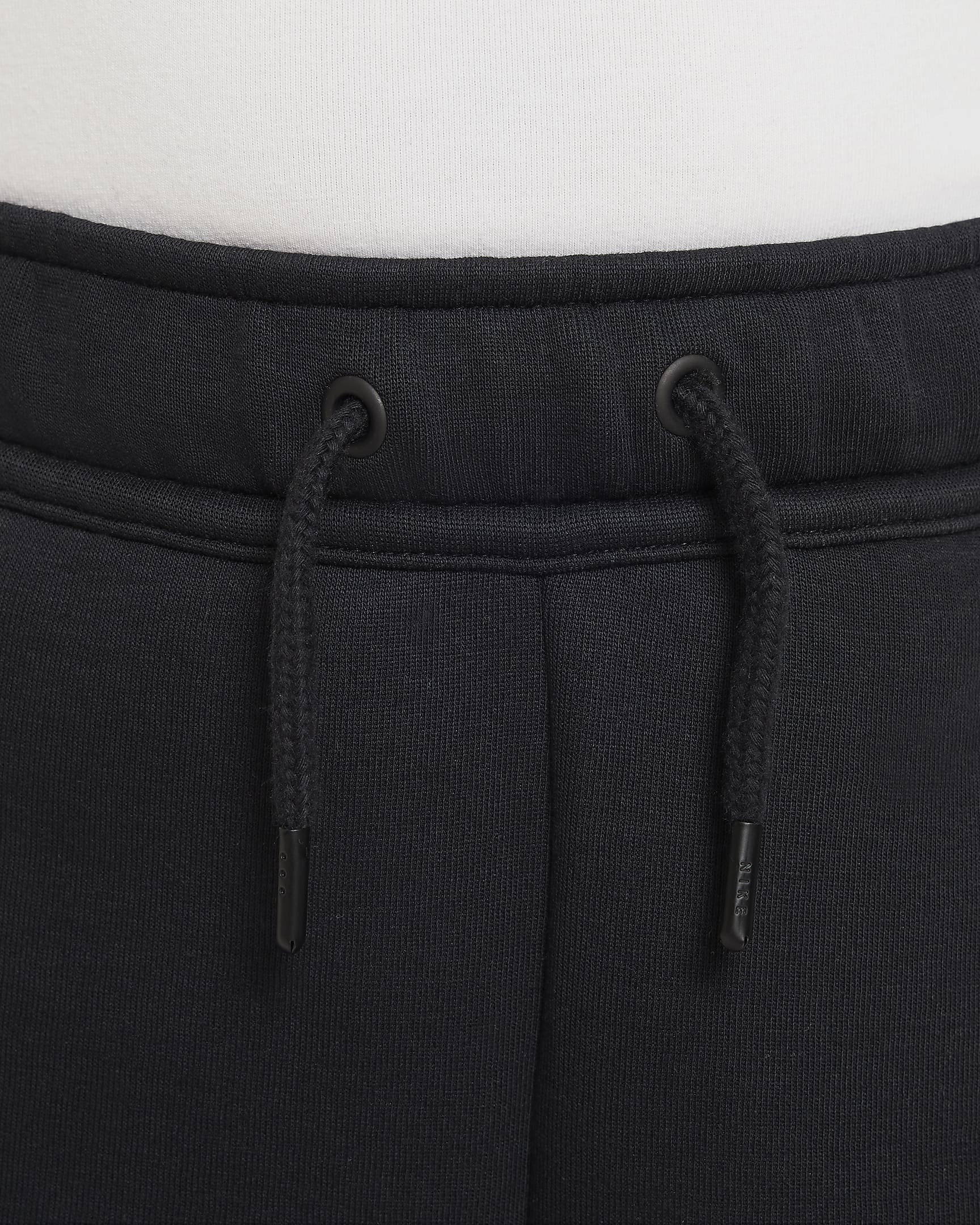 Nike Tech Fleece Pantalons curts - Nen - Negre/Negre/Negre