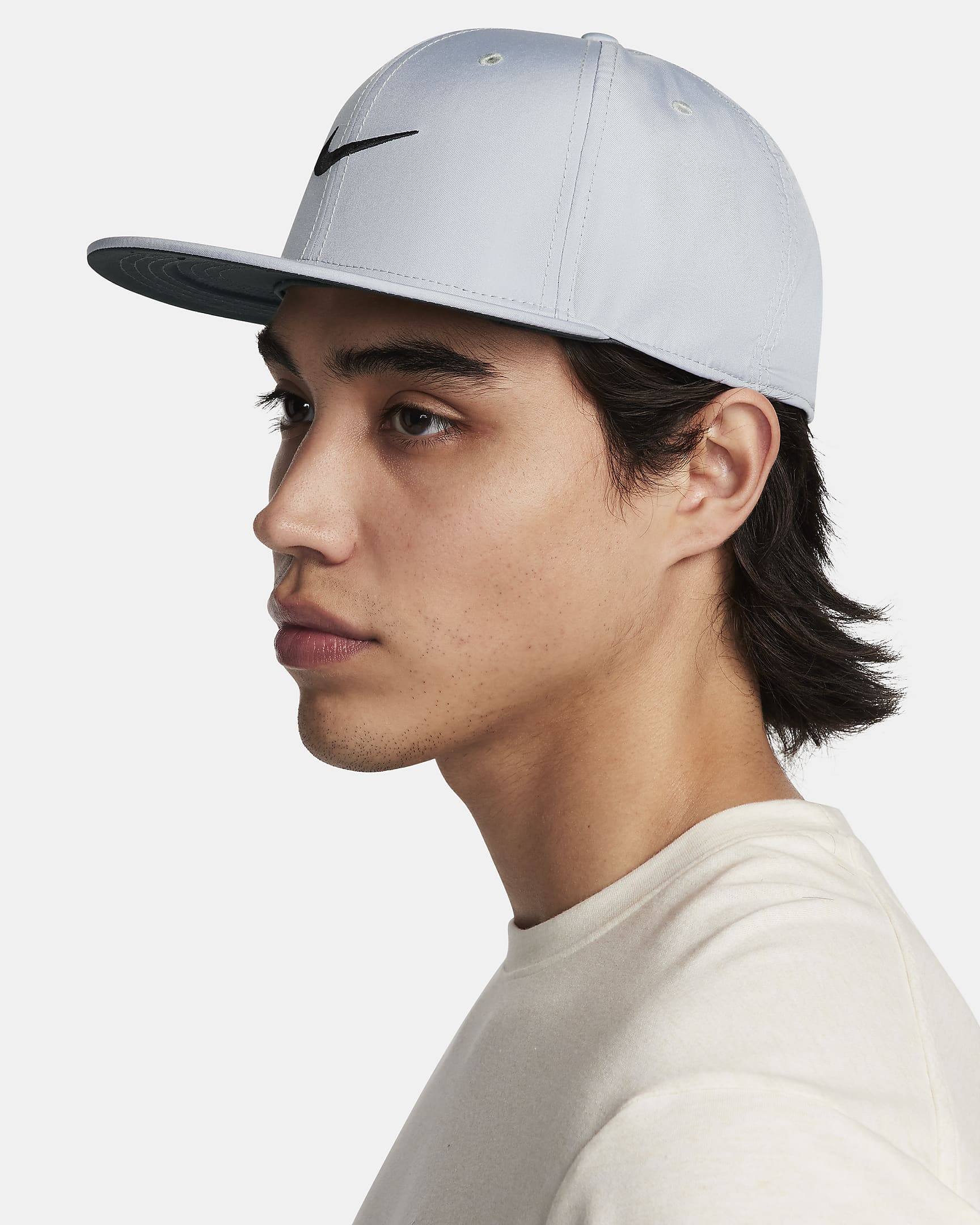 Nike Pro Structured Round Bill Cap - Wolf Grey/Anthracite/Black