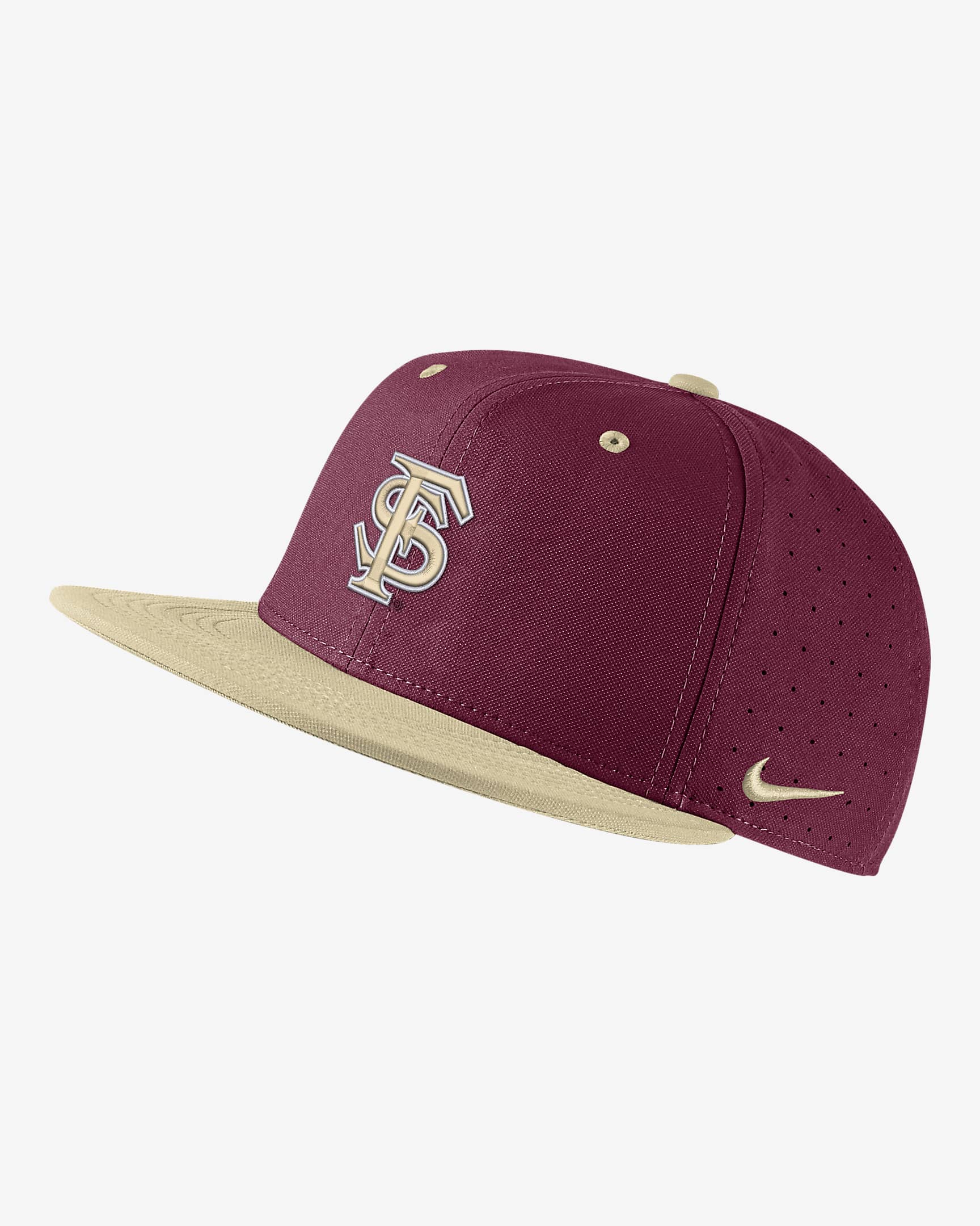 Gorra de béisbol ajustado Nike College Florida State - Castaña team