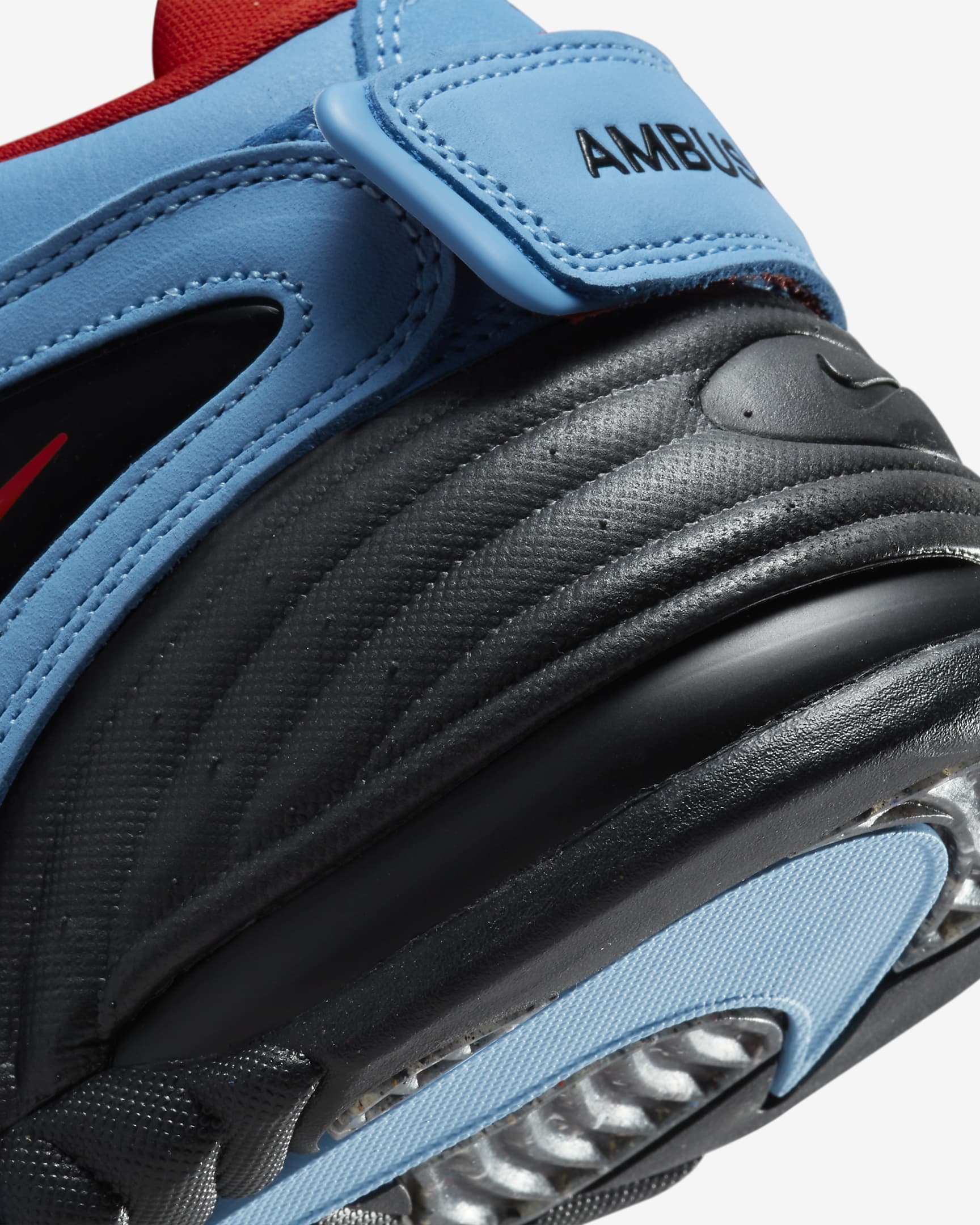 Nike x Ambush Air Adjust Force Men's Shoes - University Blue/Black/Habanero Red/Black