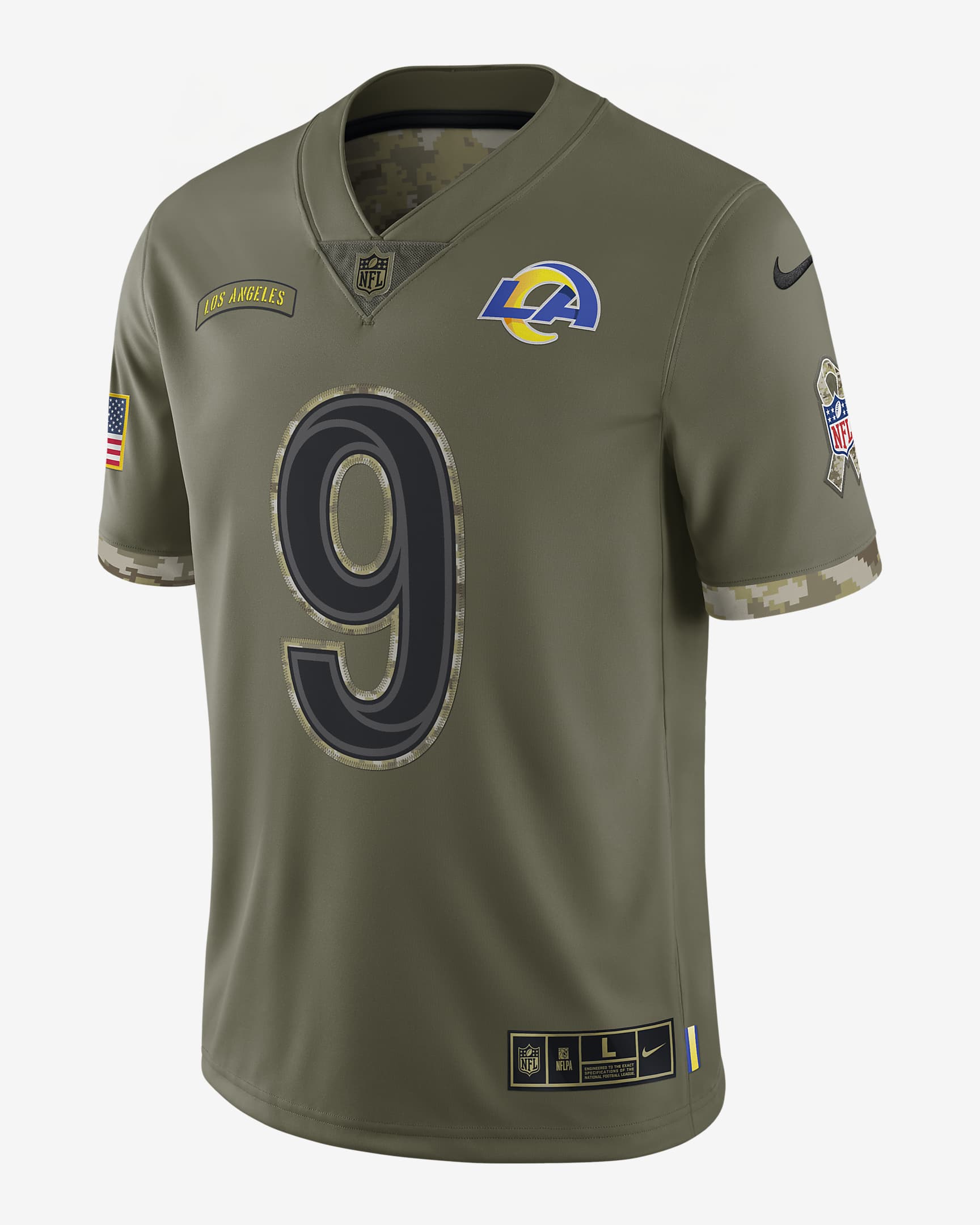 NFL Los Angeles Rams Salute to Service (Matthew Stafford) Men's Limited ...
