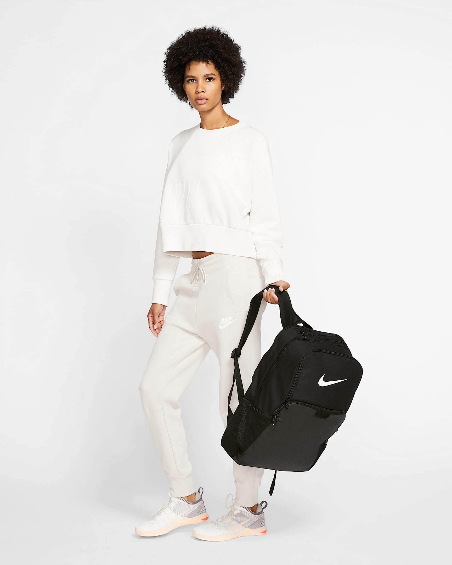 Nike Brasilia Training Backpack (Extra Large, 30L) - Black/Black/White