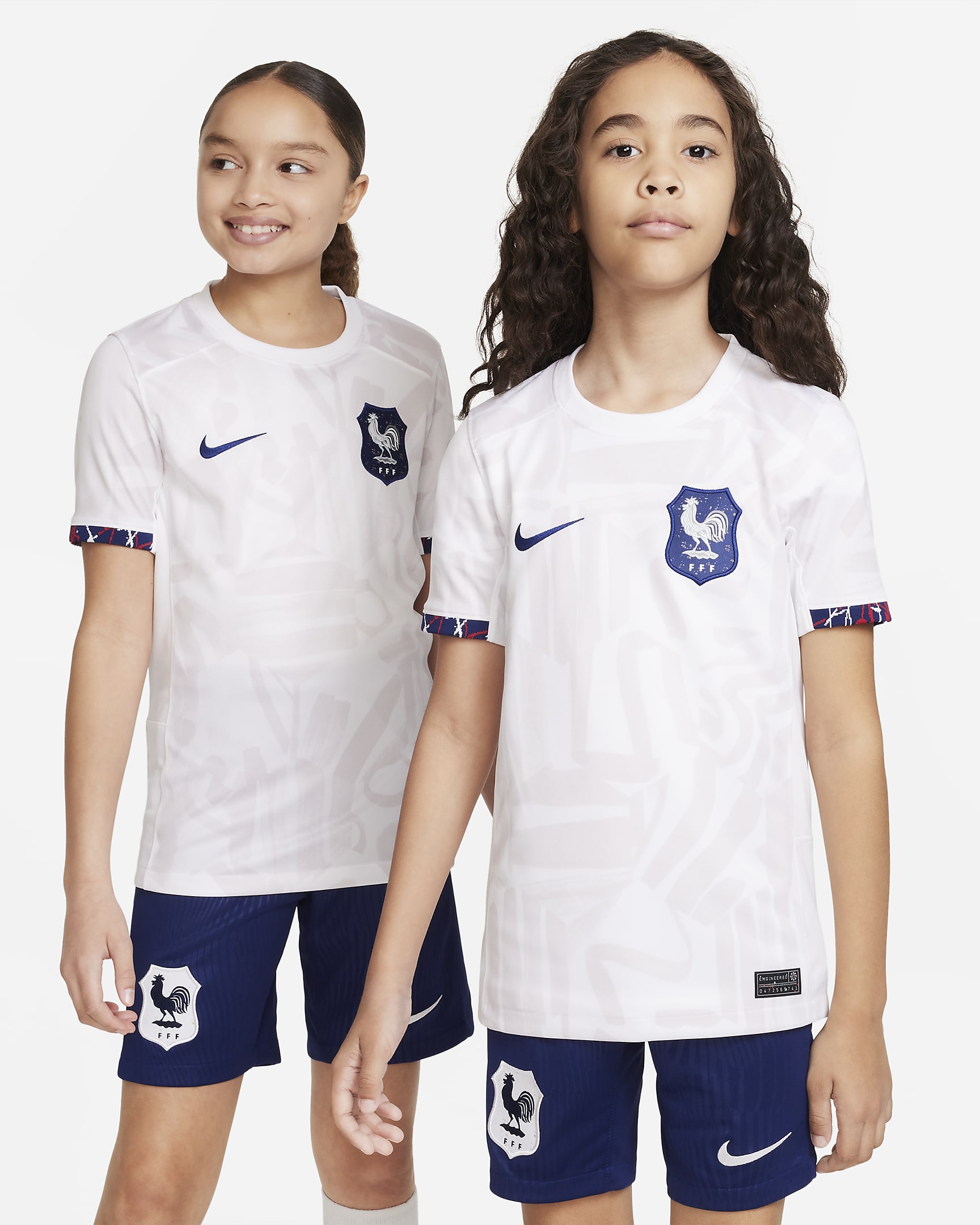 France Women Nike Home Stadium Shirt 2023-24 - Womens with Karchaoui 7  printing