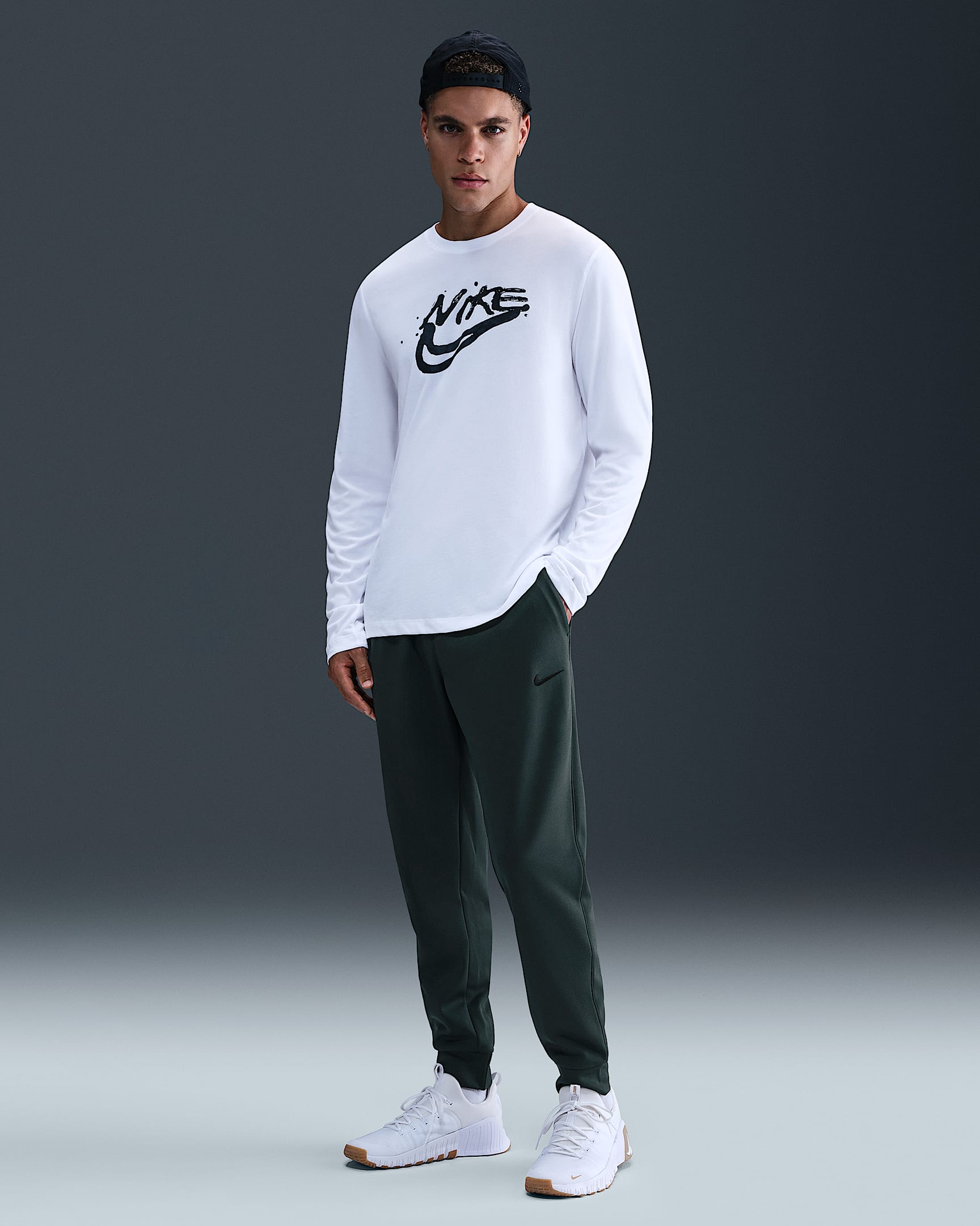 Nike Therma Pantalón de fitness entallado Therma-FIT - Hombre - Seaweed/Seaweed/Negro