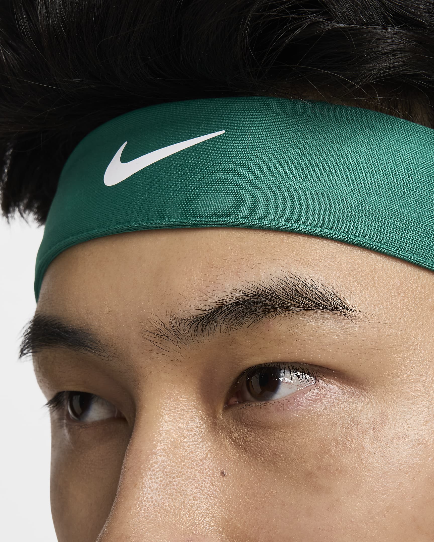 NikeCourt Tennis-Stirnband für Damen - Malachite/Weiß