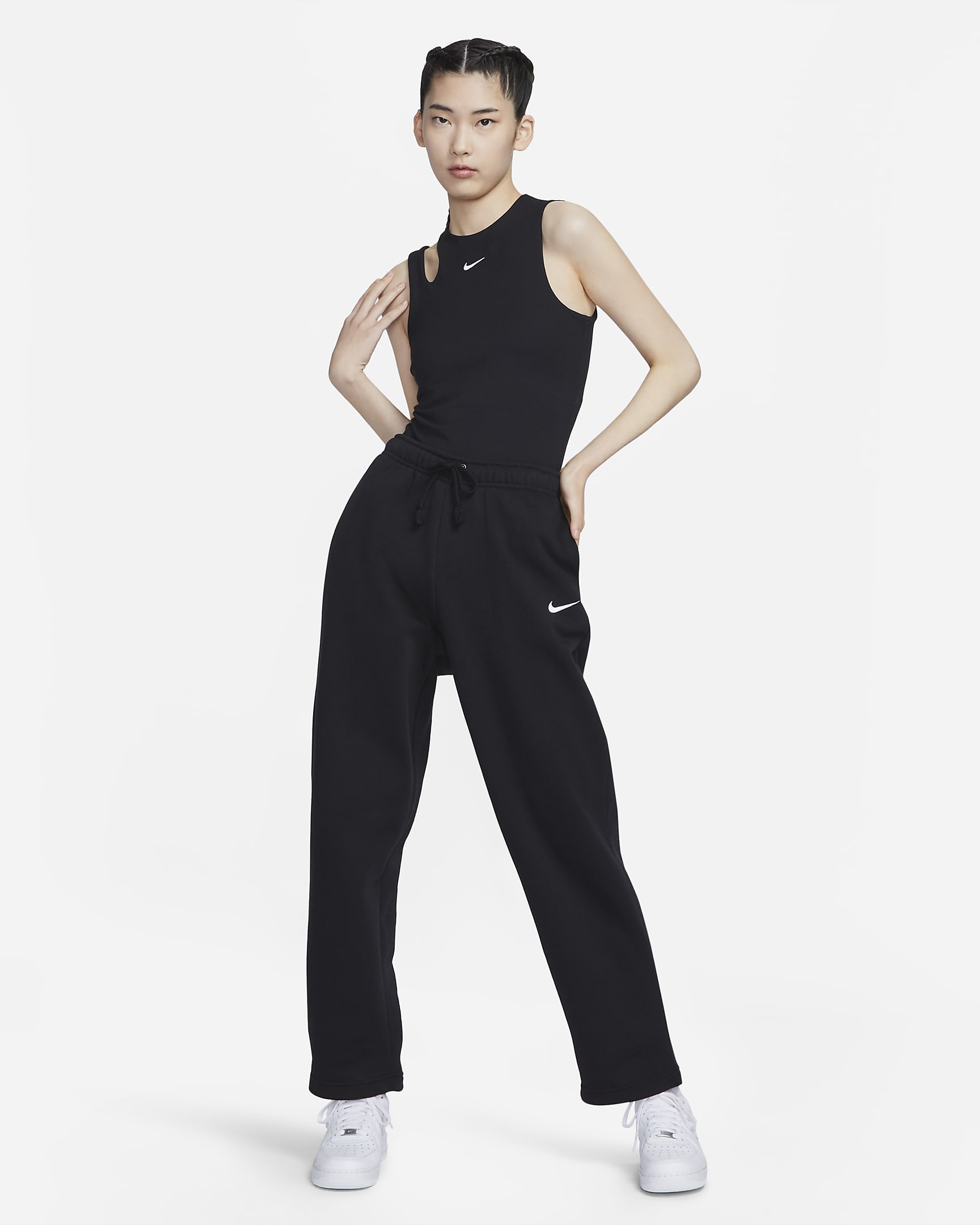 Nike Sportswear Essential Women's Bodysuit Tank - Black/White