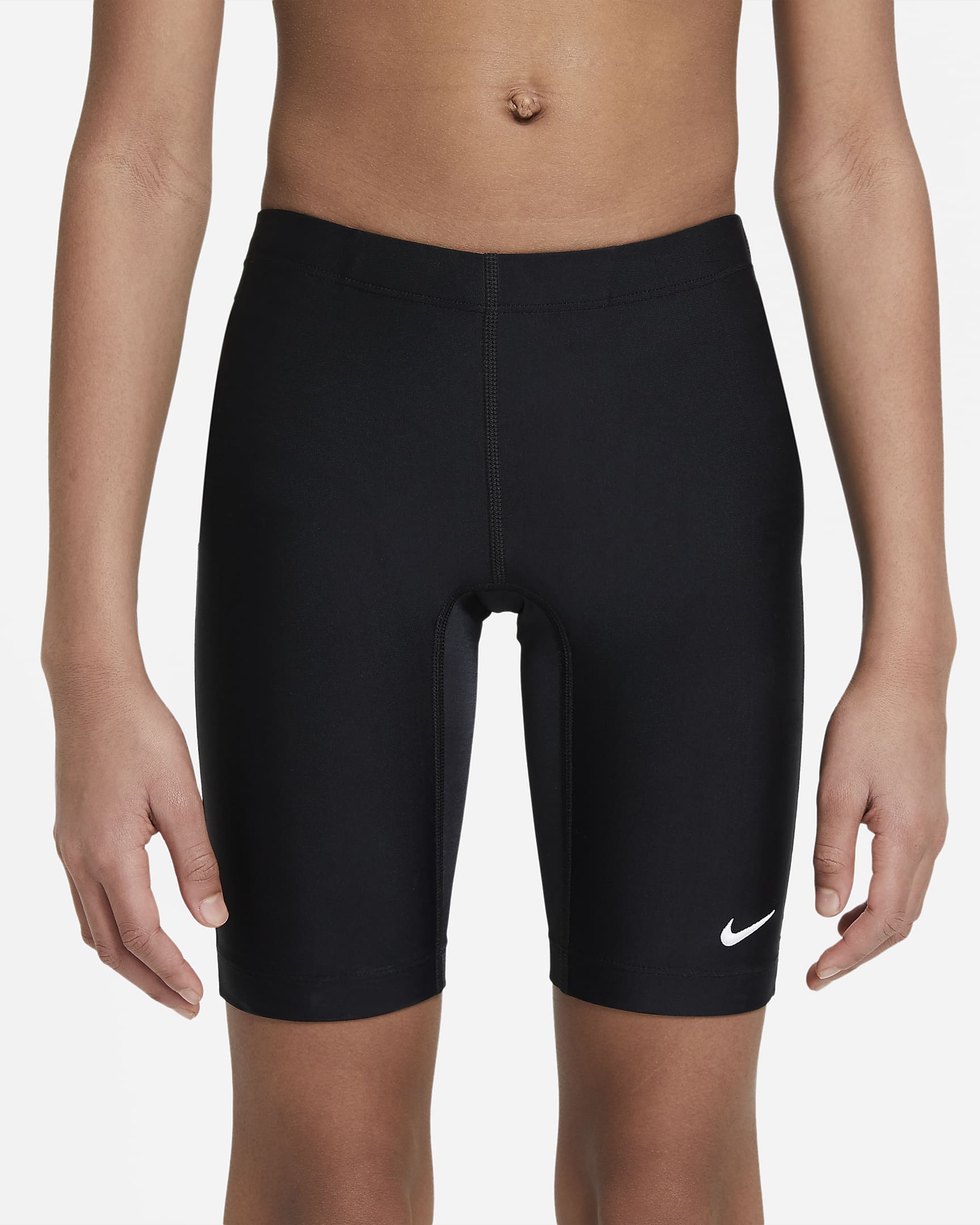 Nike HydraStrong Schwimm-Jammer für ältere Kinder (Jungen) - Schwarz/Weiß